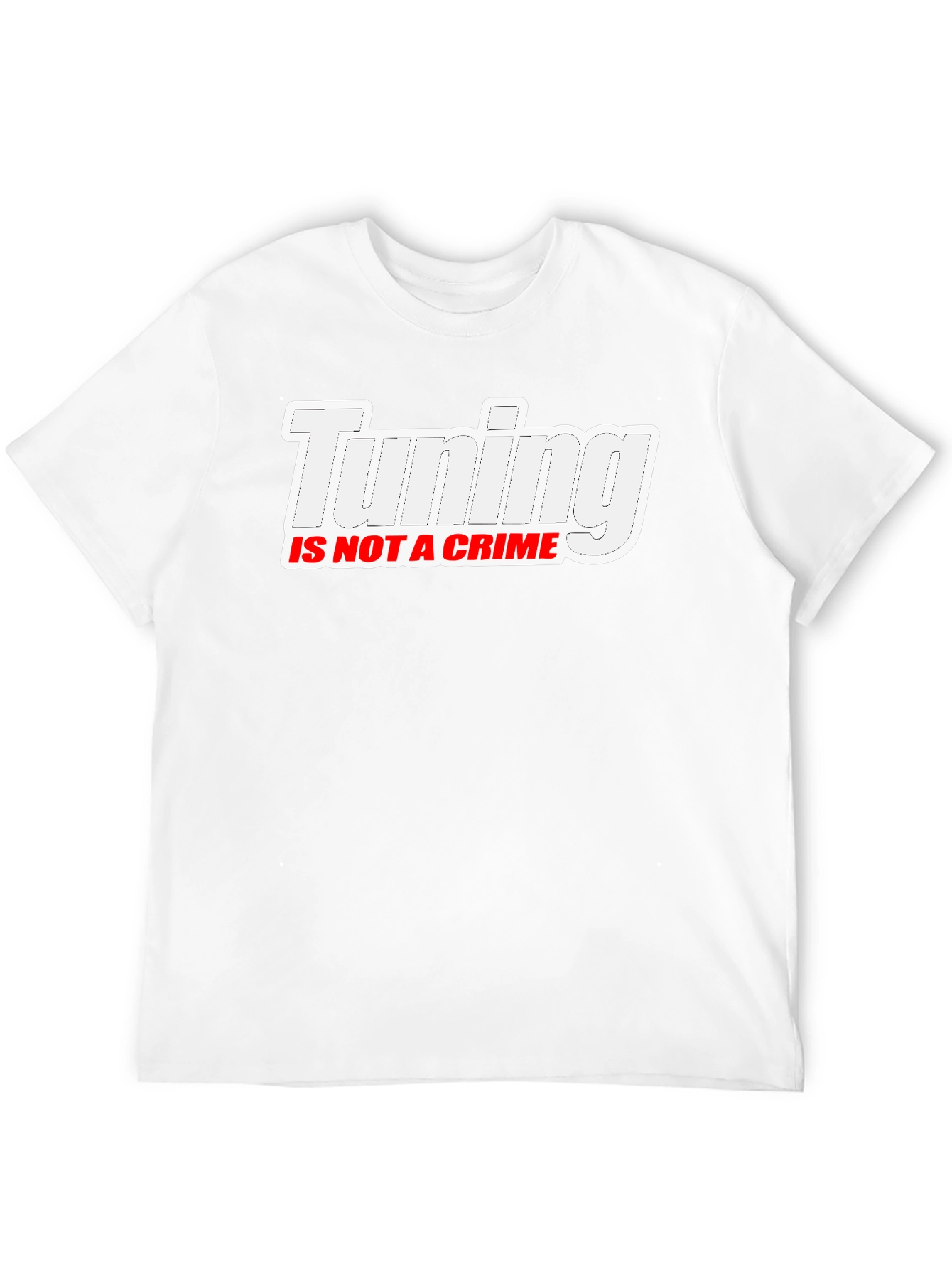Tuning Is Not A Crime Black T-Shirt