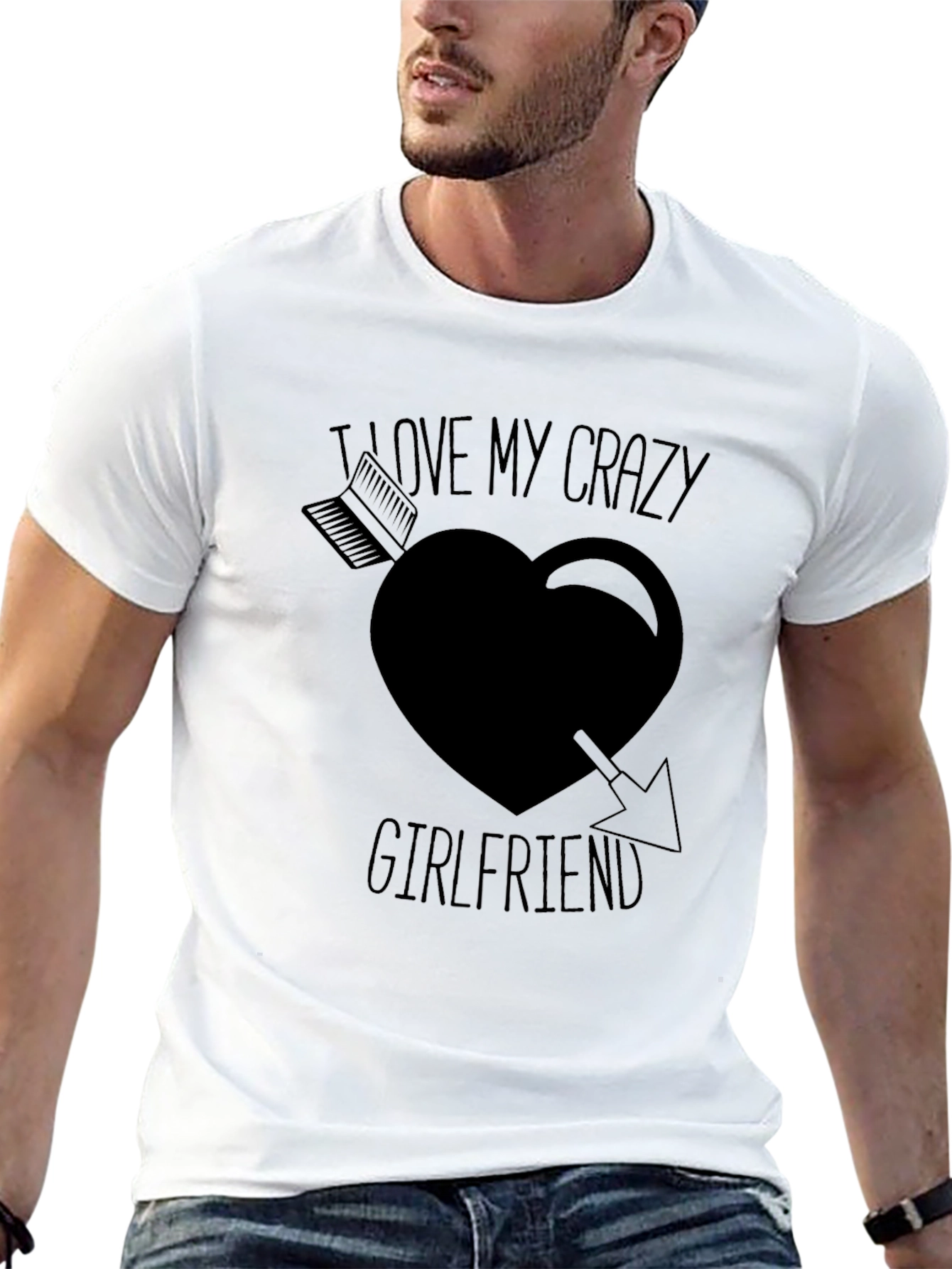Crazy Girlfriend T-Shirt Novelty Graphic Tee