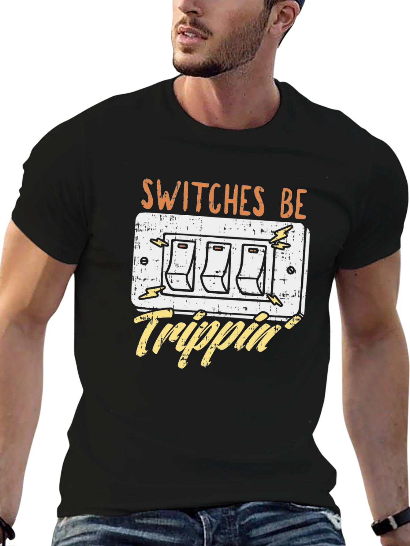 Switches Be Trippin Funny Graphic T-Shirt