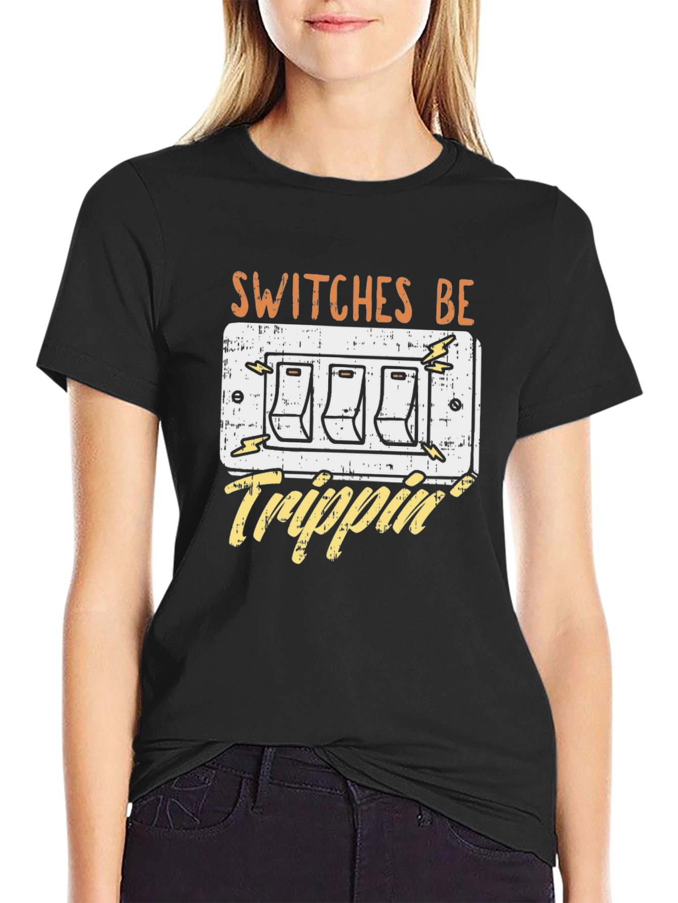 Switches Be Trippin Funny Graphic T-Shirt
