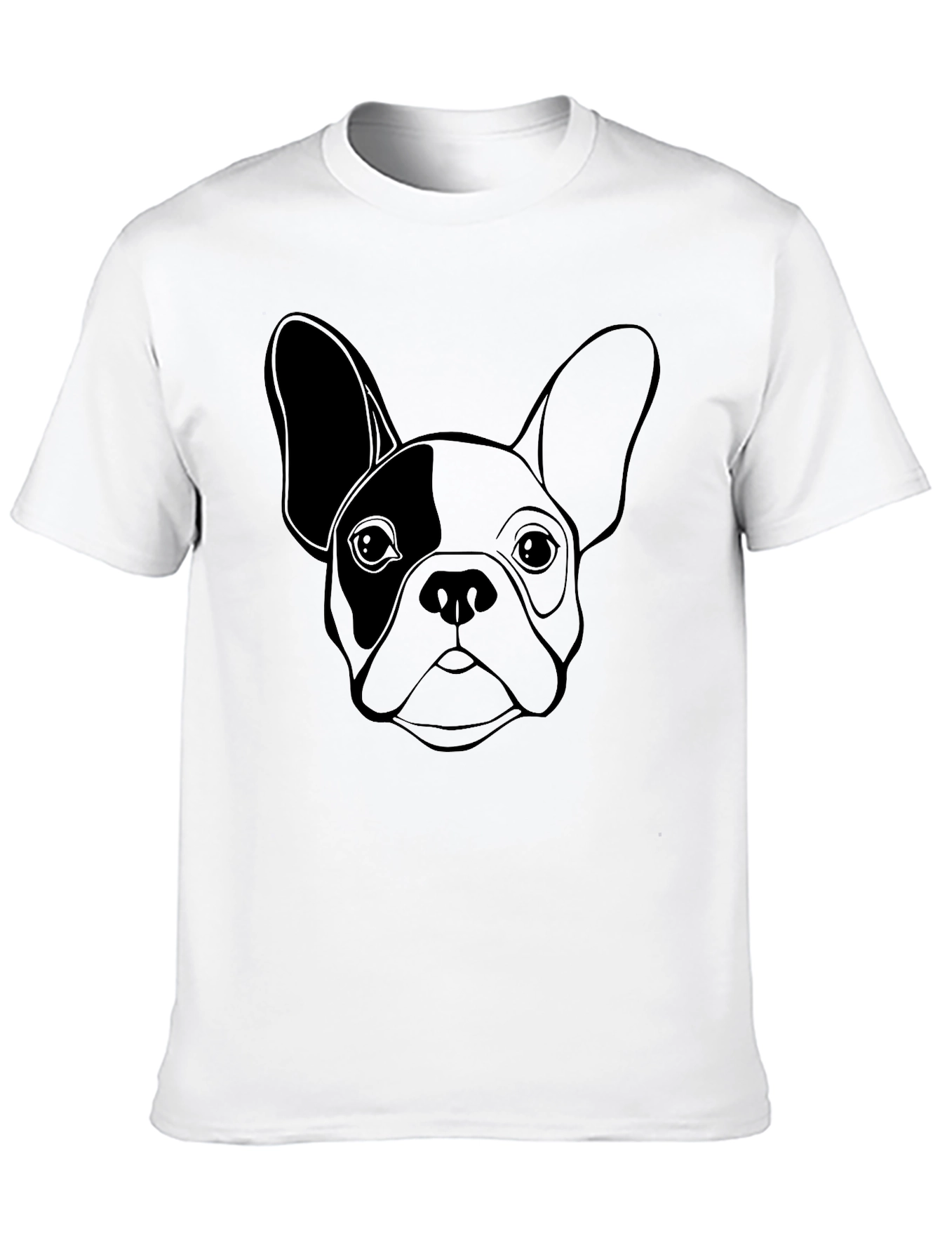 French Bulldog Graphic Tee - Black