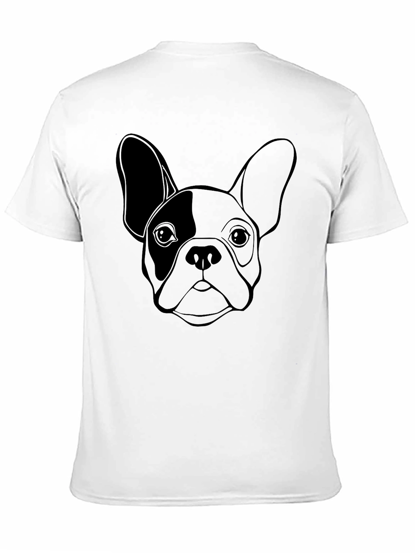 French Bulldog Graphic Tee - Black