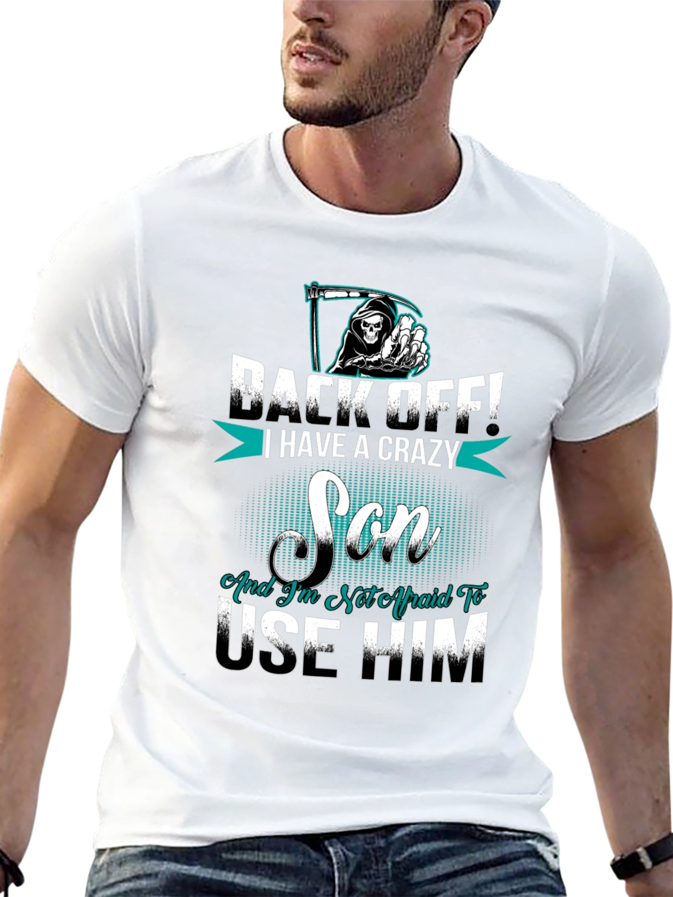 Back Off I Have A Crazy Son Graphic Tee
