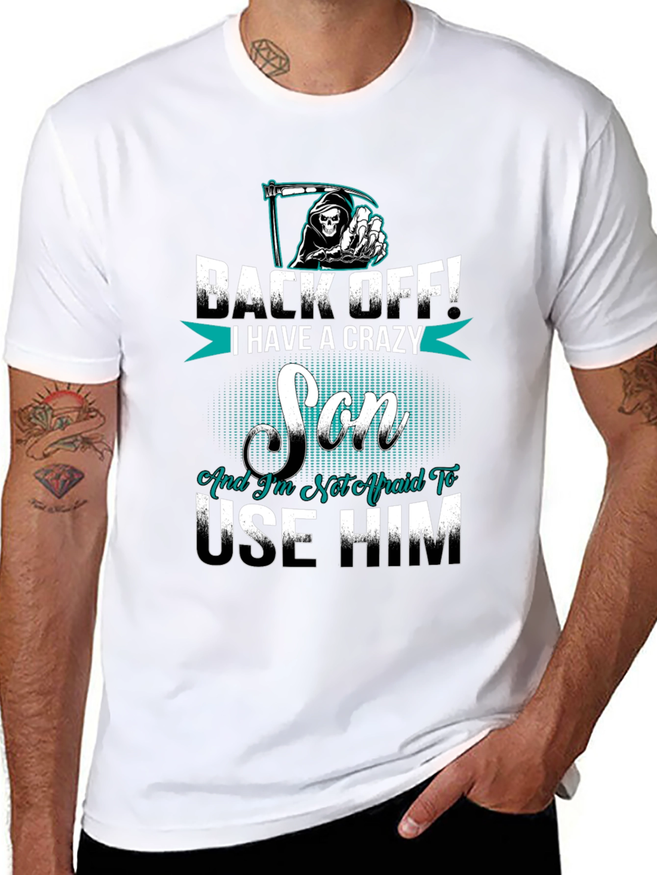 Back Off I Have A Crazy Son Graphic Tee