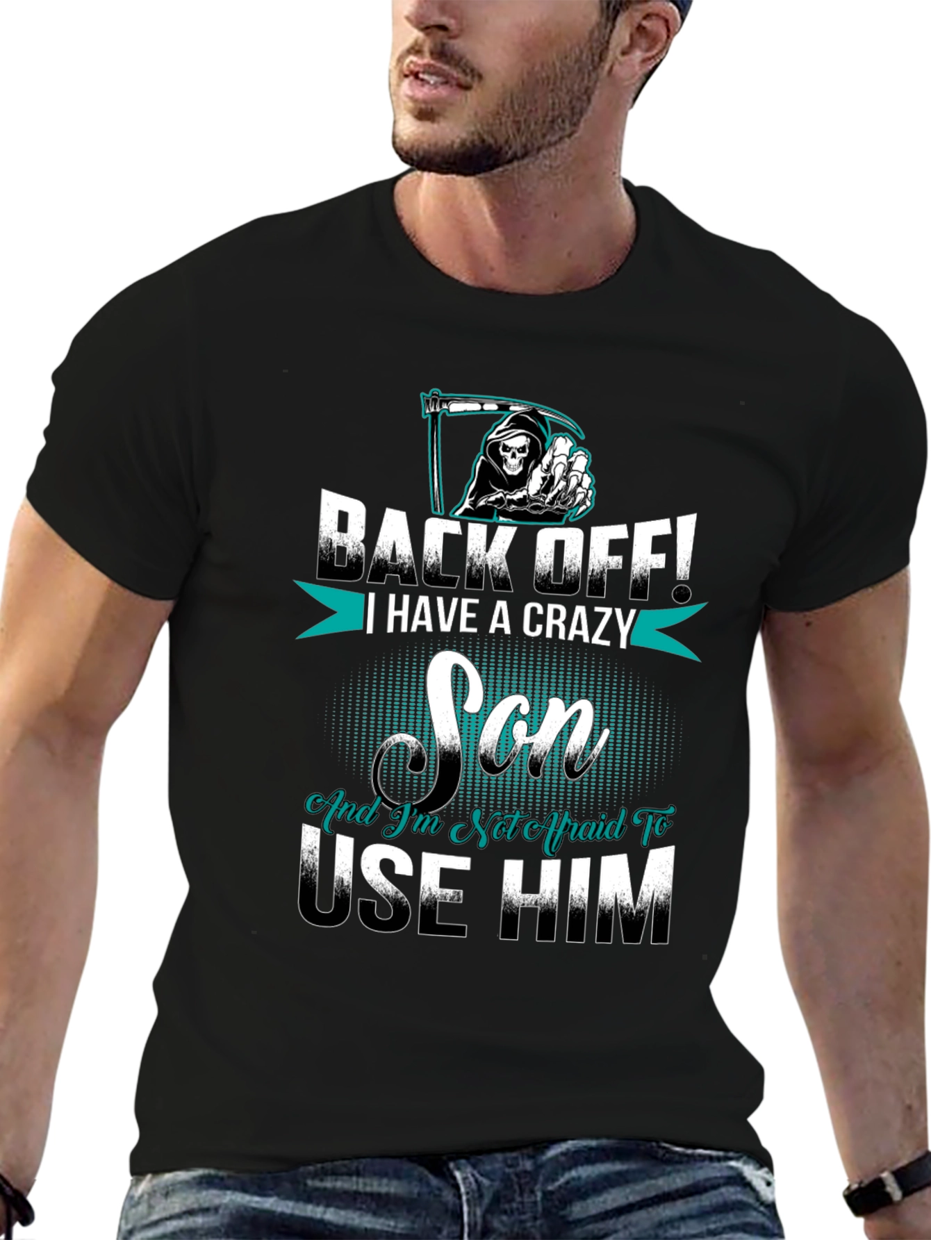 Back Off I Have A Crazy Son Graphic Tee