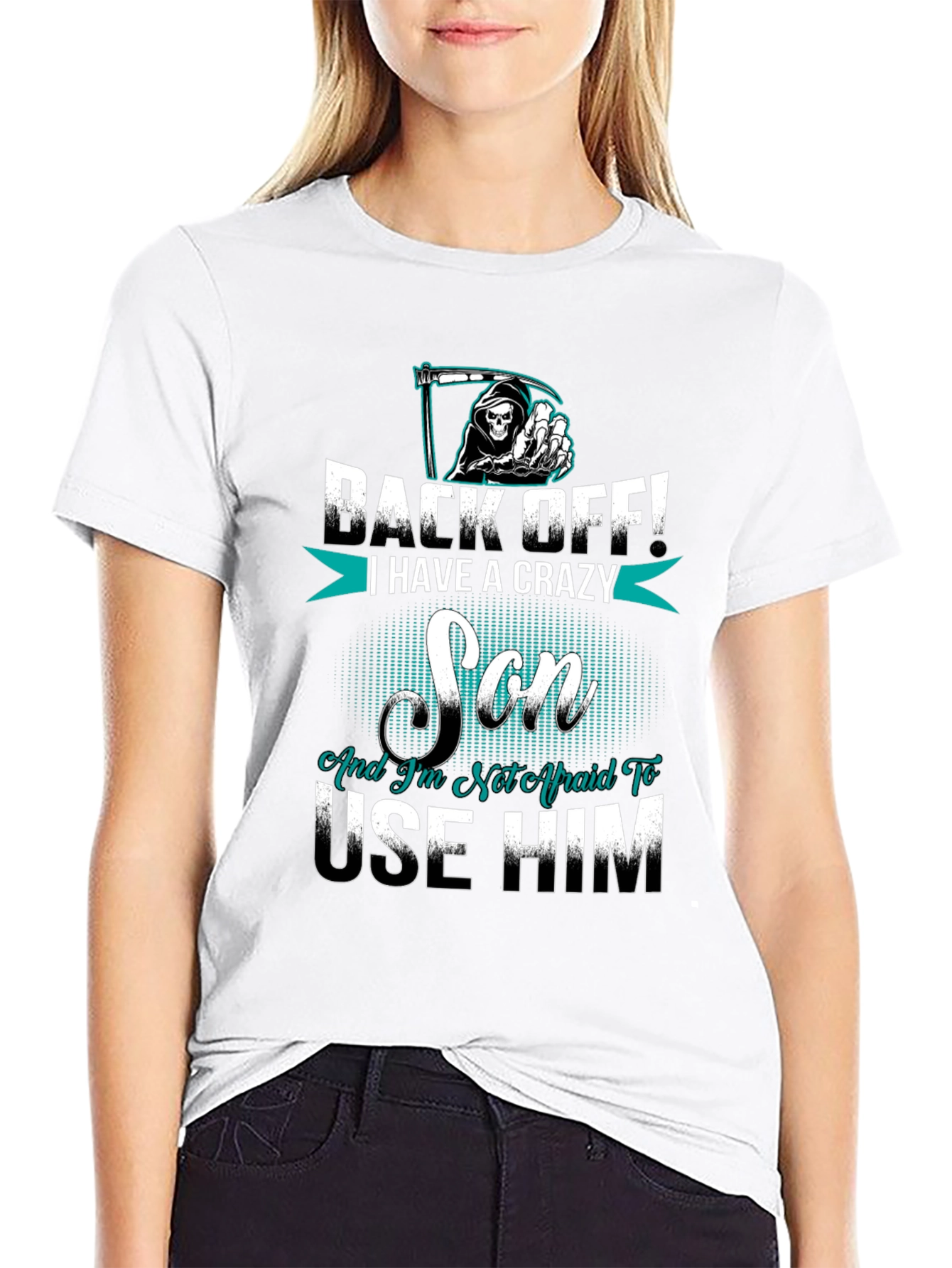 Back Off I Have A Crazy Son Graphic Tee