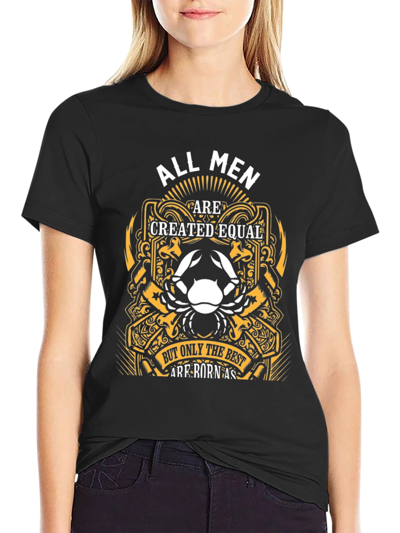 Cancer Zodiac Mens Graphic T-Shirt