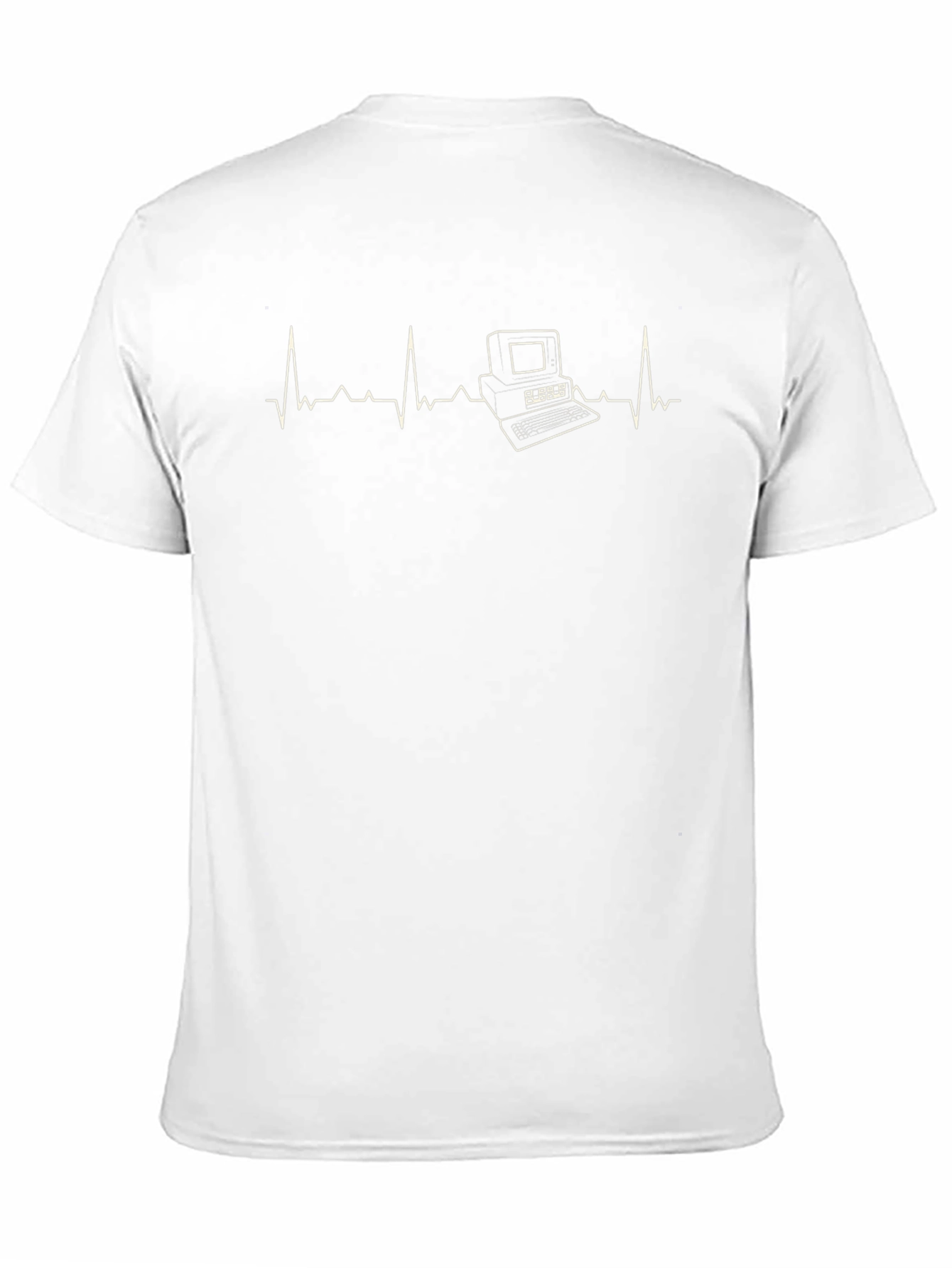 Computer Heartbeat T-Shirt - Retro Tech Tee