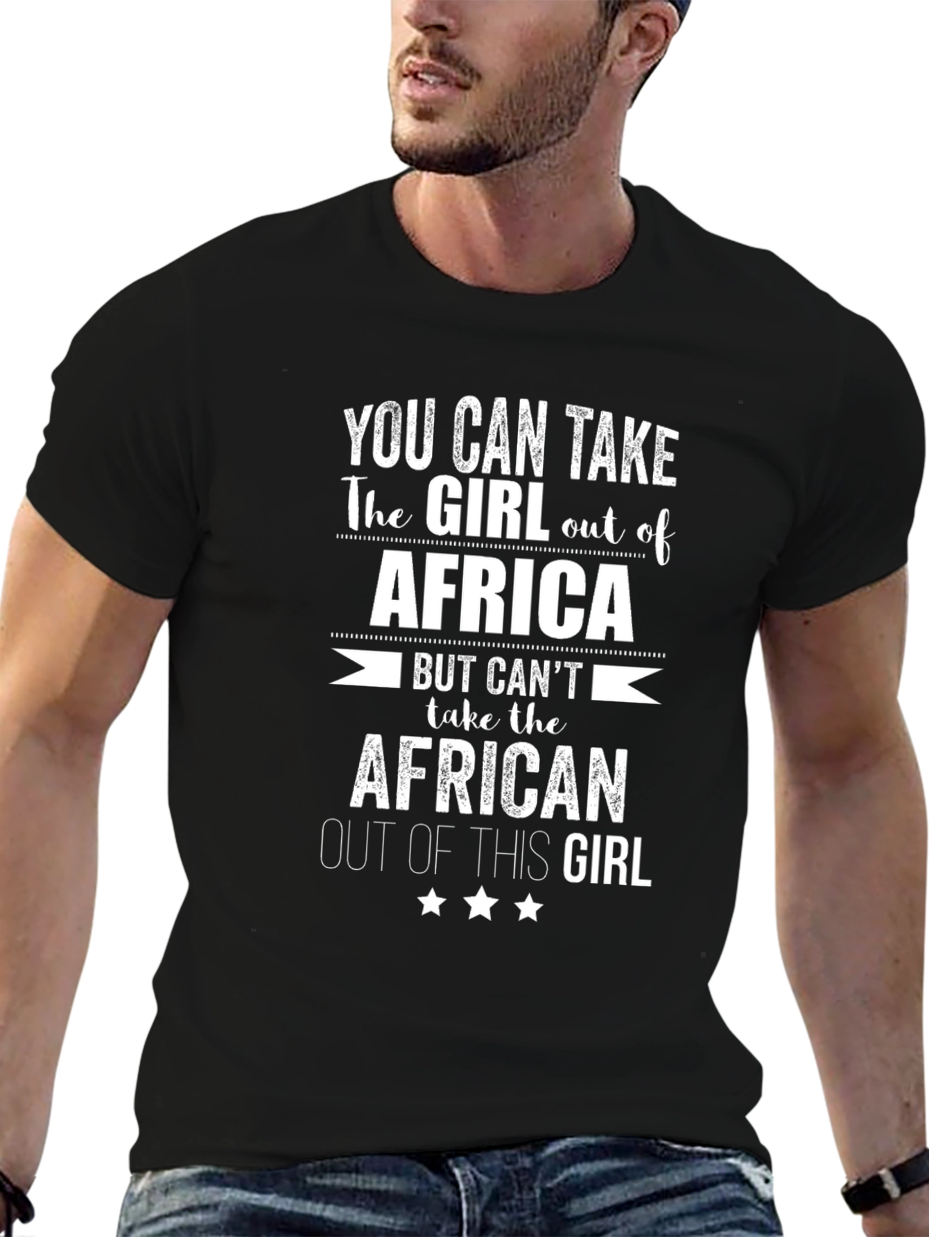 African Girl T-Shirt - Stylish Graphic Tee