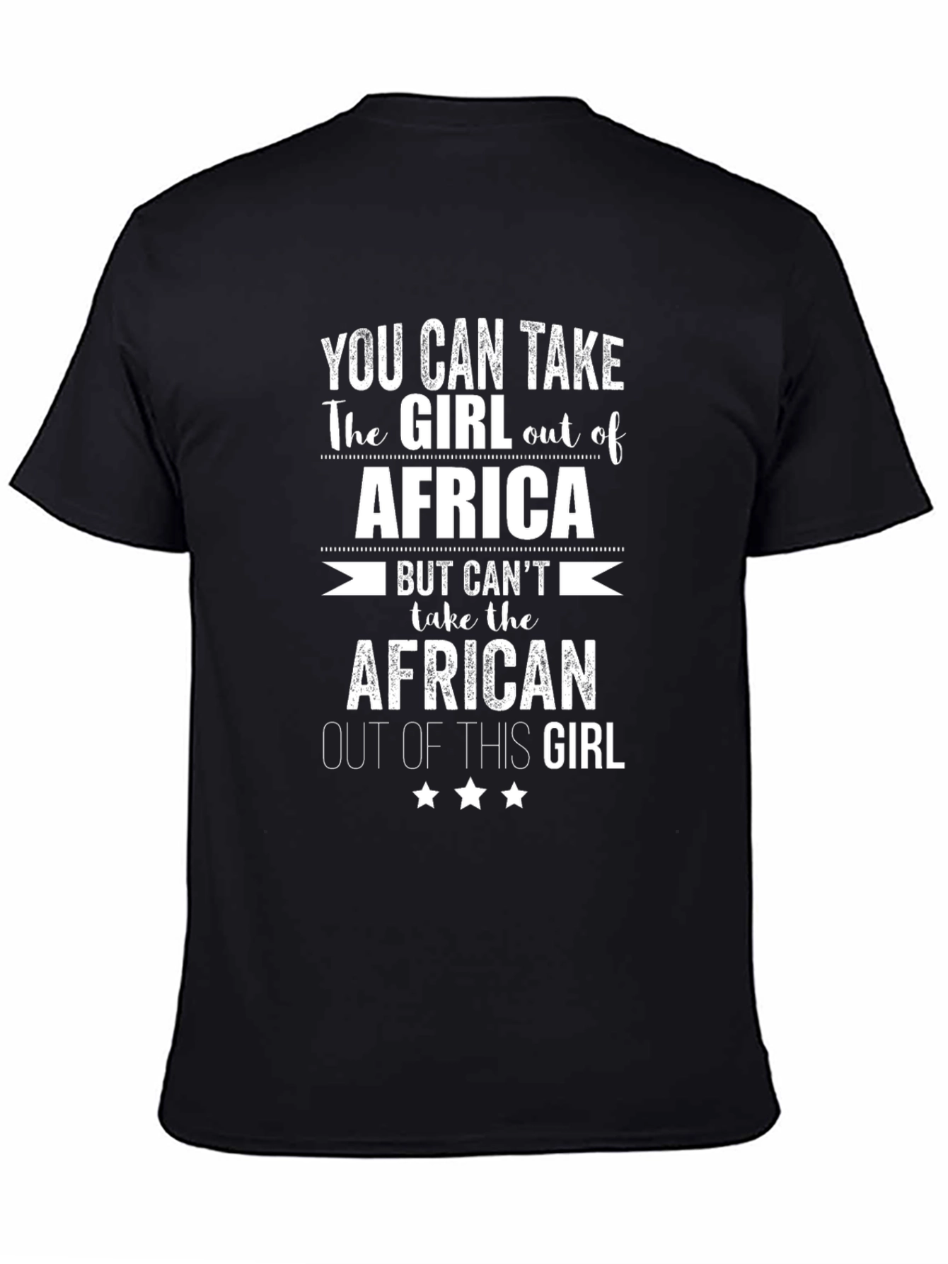 African Girl T-Shirt - Stylish Graphic Tee
