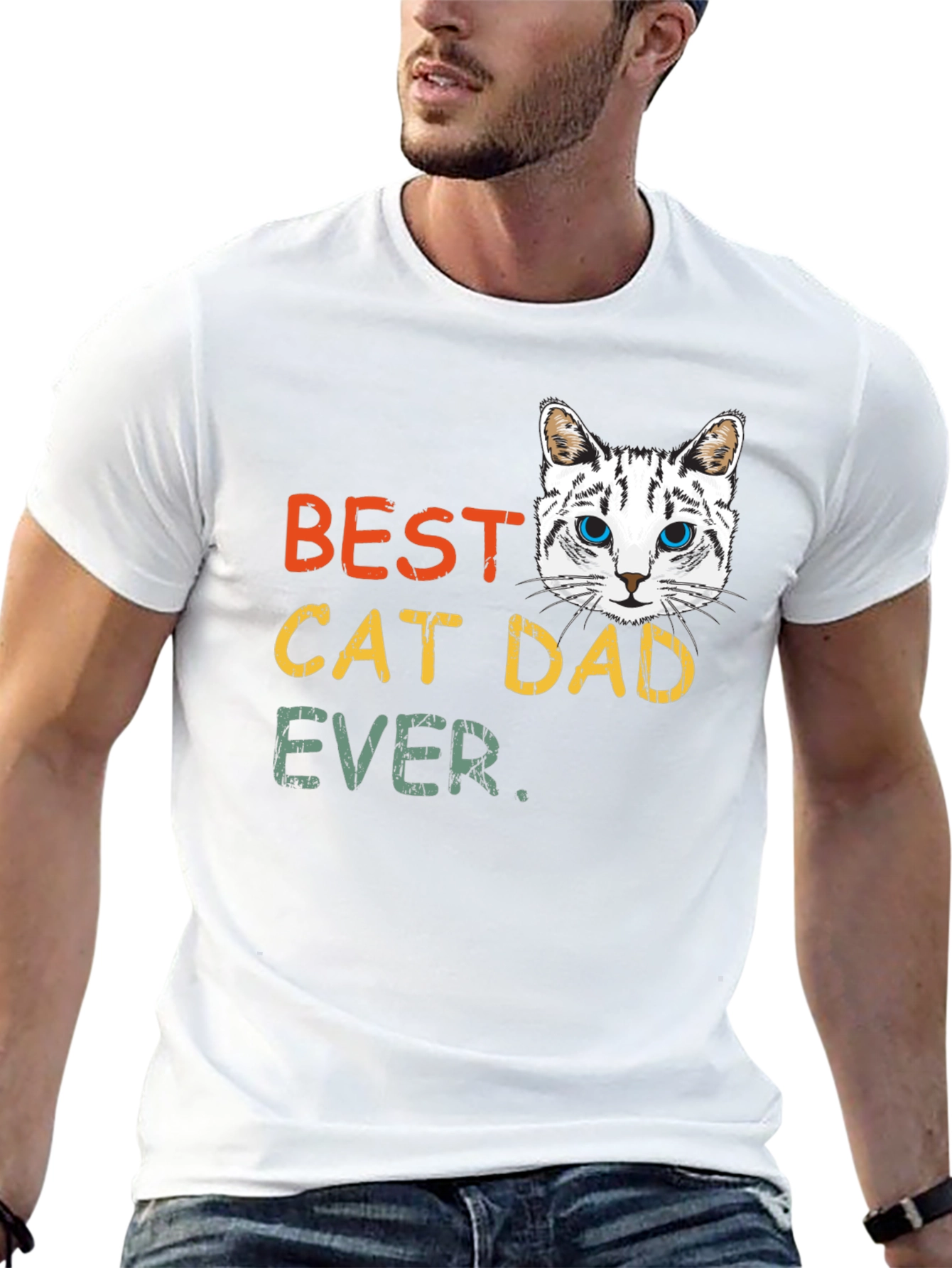 Best Cat Dad Ever T-Shirt