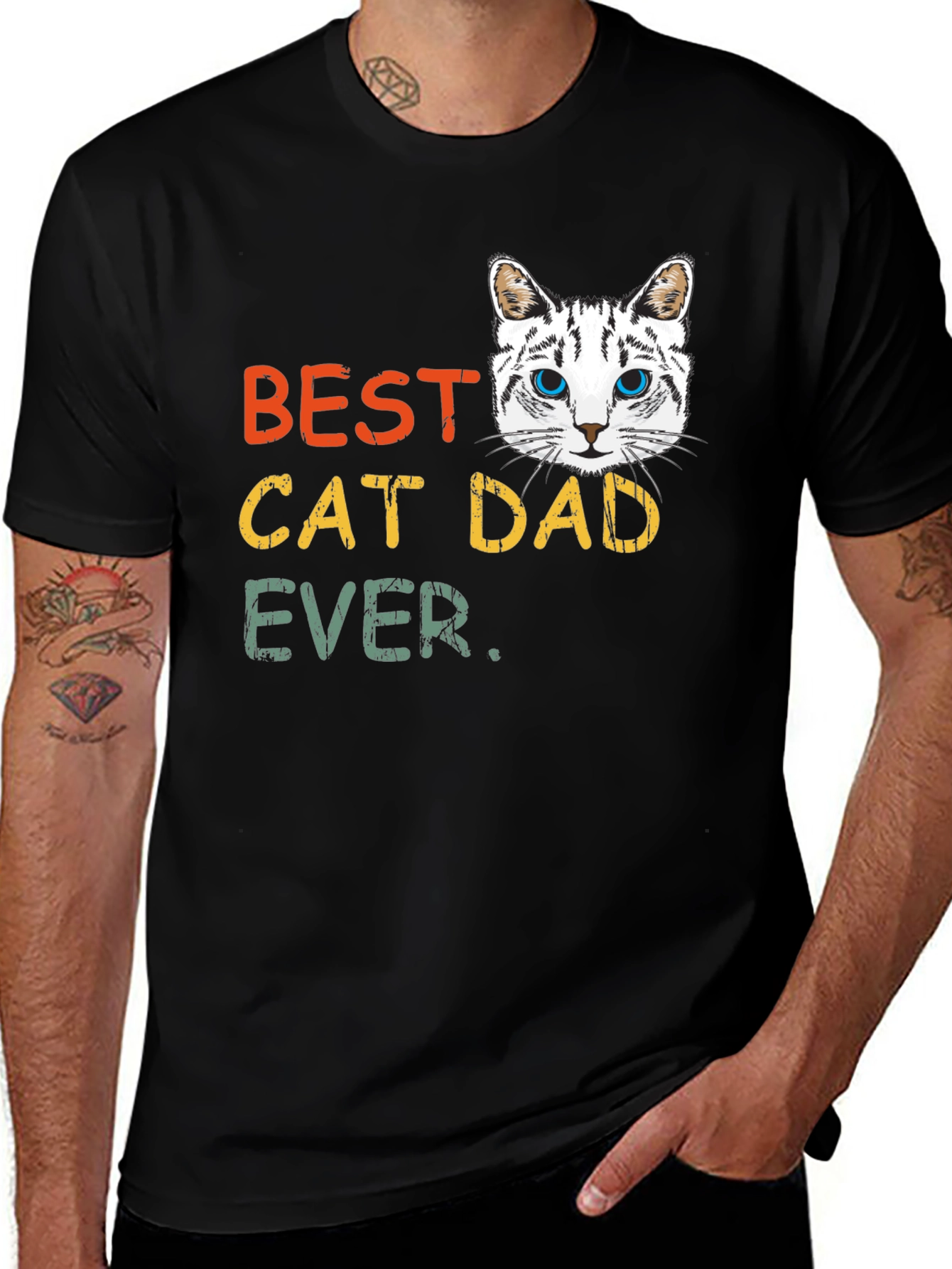 Best Cat Dad Ever T-Shirt