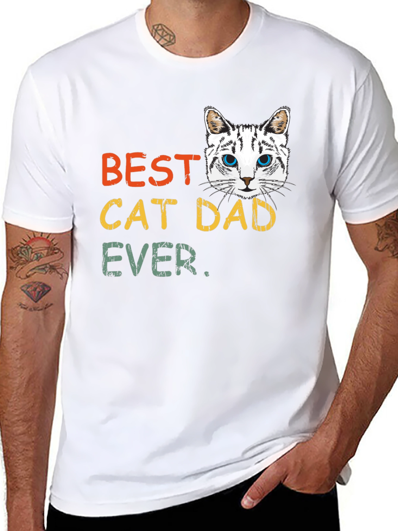 Best Cat Dad Ever T-Shirt