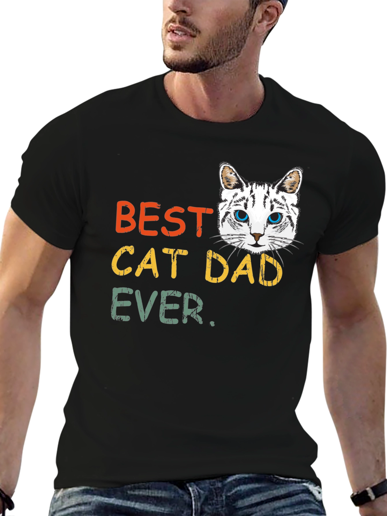 Best Cat Dad Ever T-Shirt