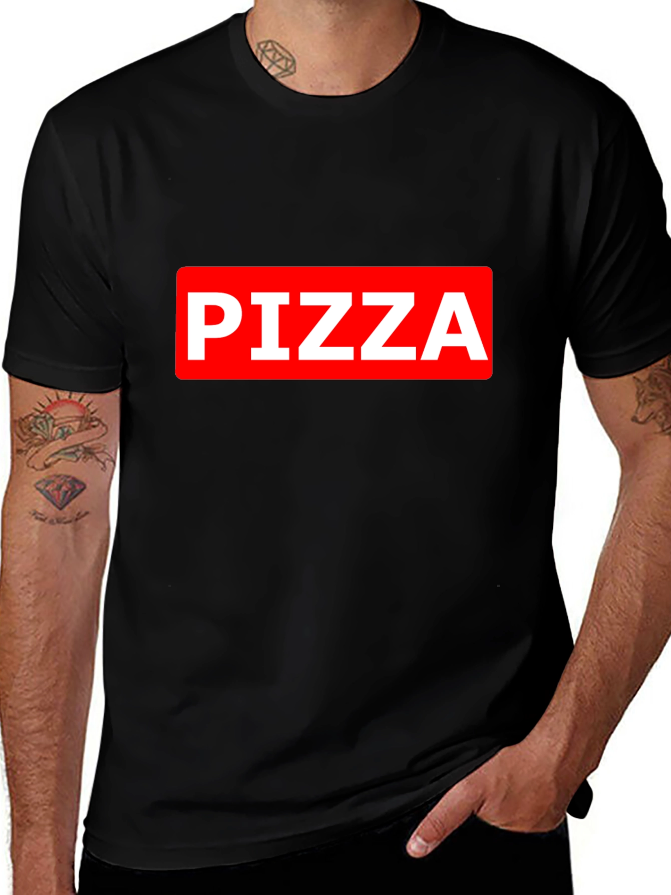 Pizza Graphic T-Shirt - Soft Cotton Tee