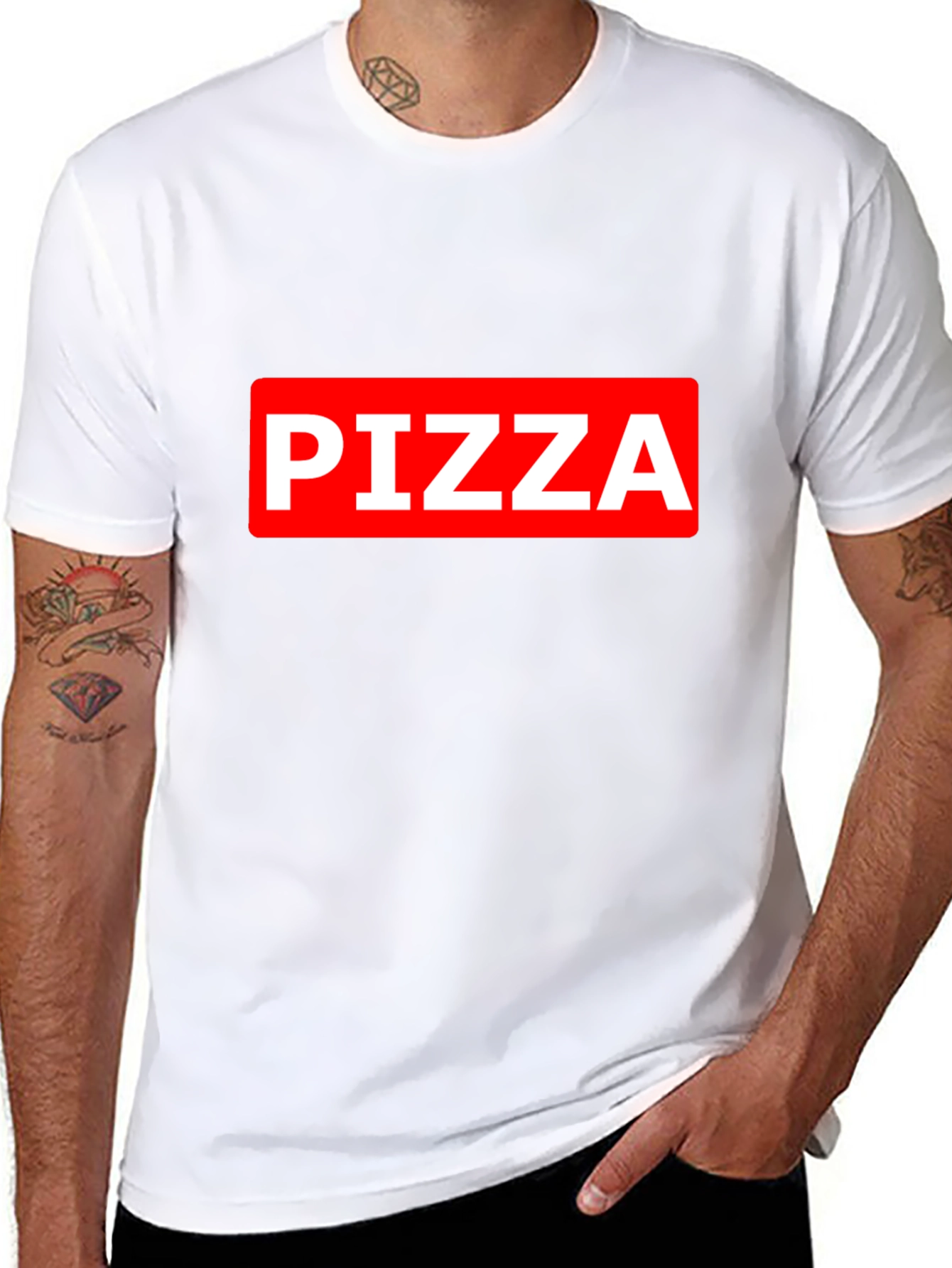 Pizza Graphic T-Shirt - Soft Cotton Tee