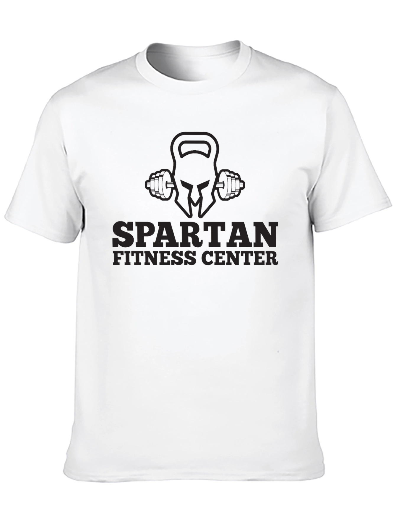 Spartan Fitness Center Black T-Shirt