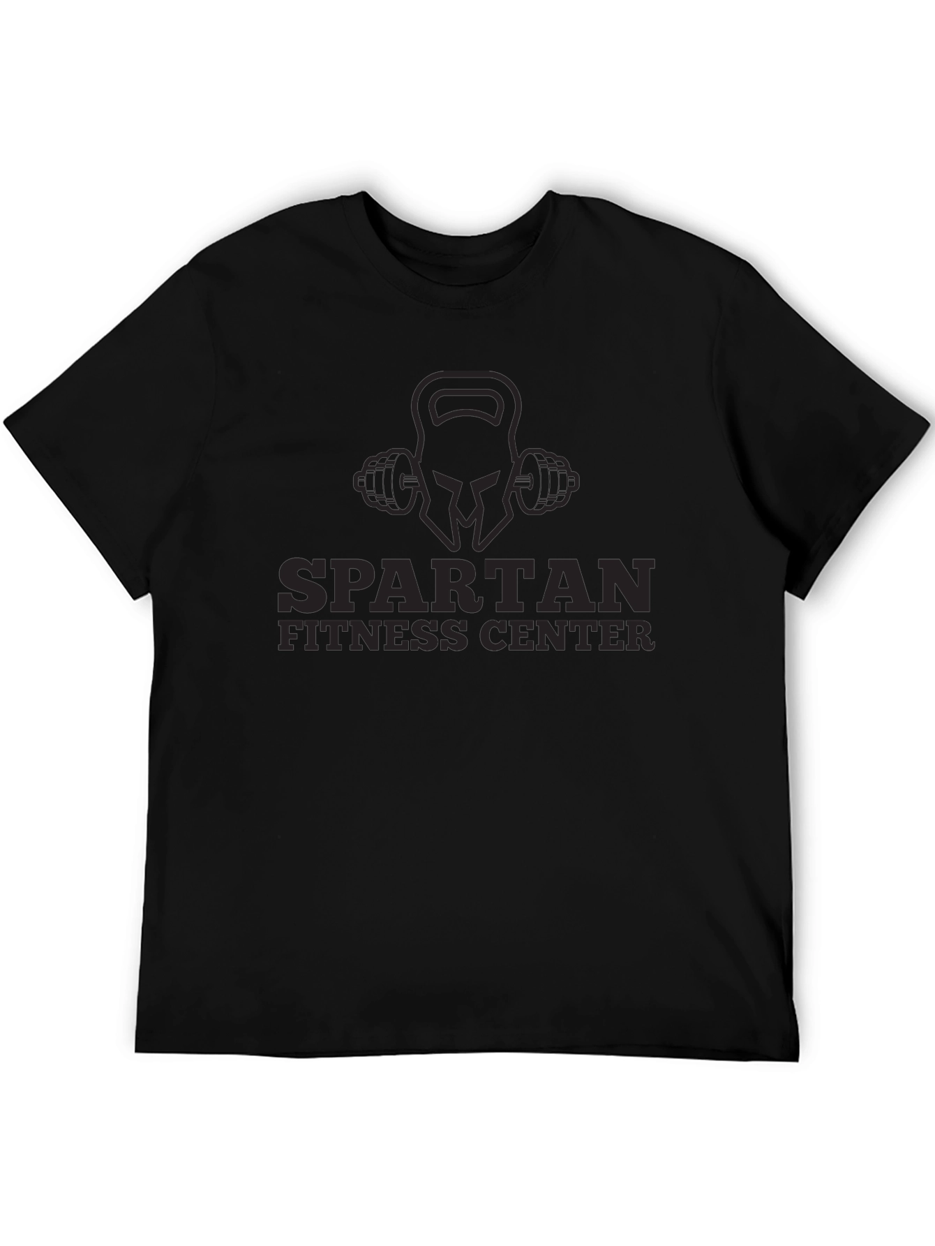 Spartan Fitness Center Black T-Shirt