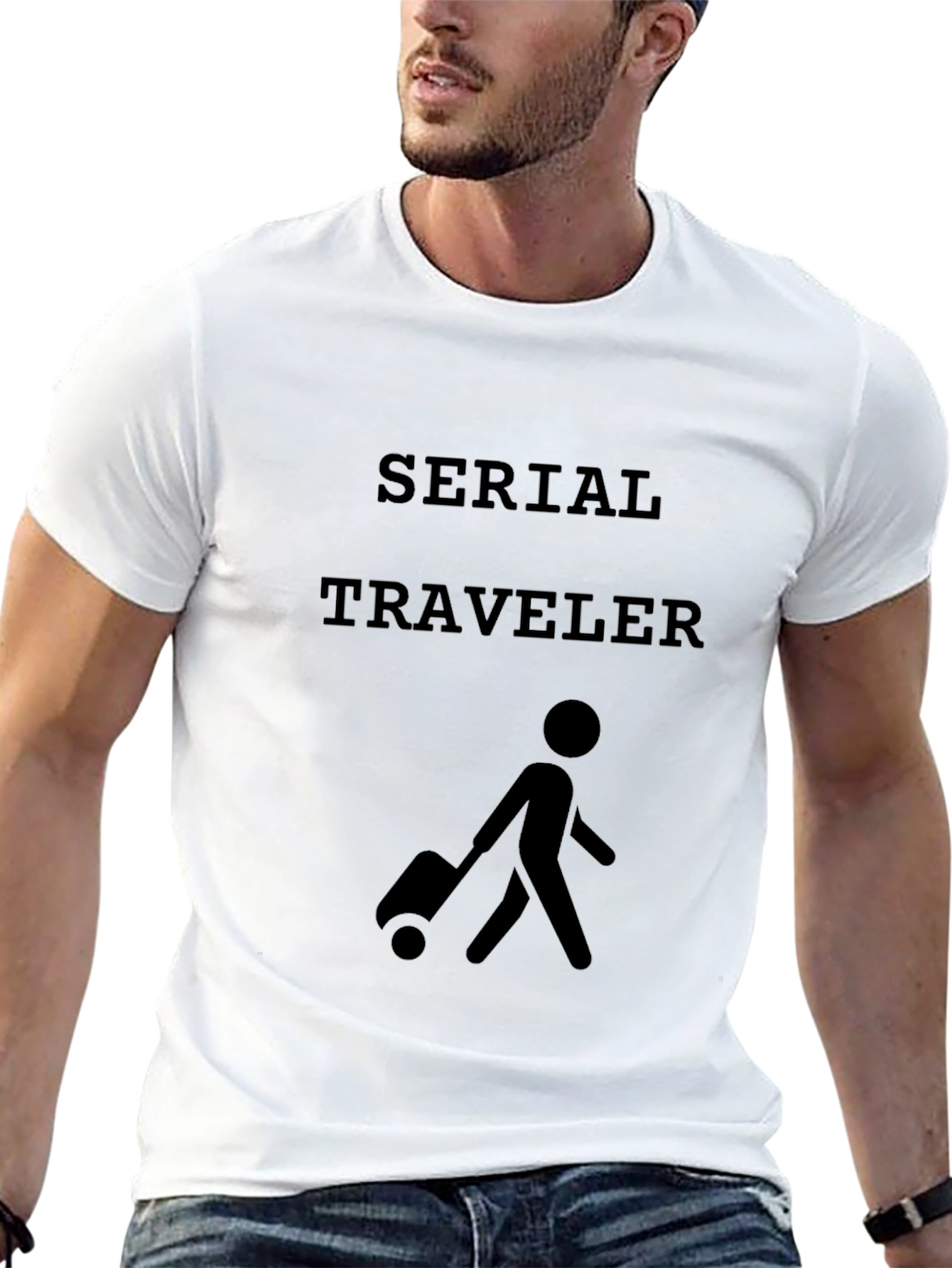 Serial Traveler Graphic T-Shirt