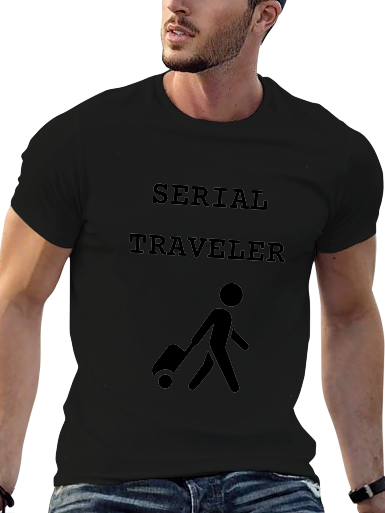 Serial Traveler Graphic T-Shirt