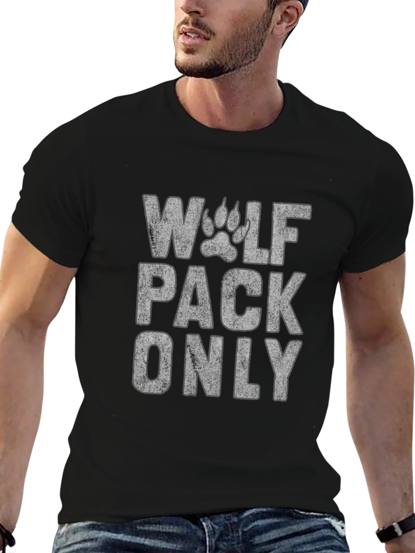 Wolf Pack Only Graphic T-Shirt