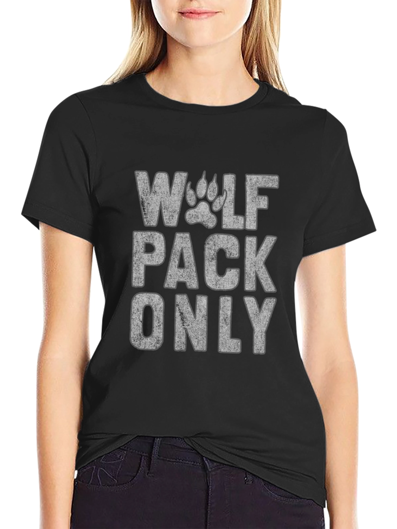 Wolf Pack Only Graphic T-Shirt