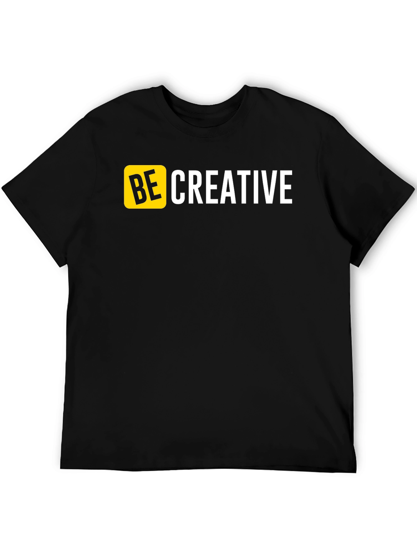 Be Creative Black T-Shirt