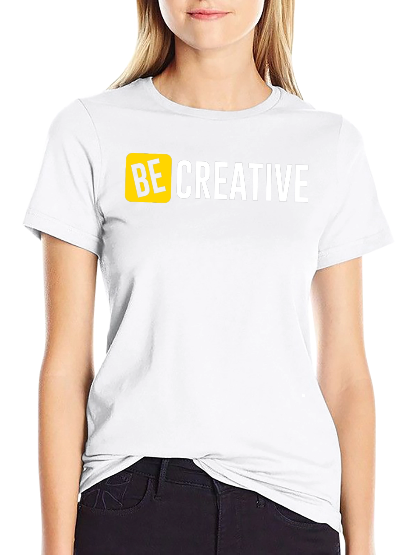 Be Creative Black T-Shirt