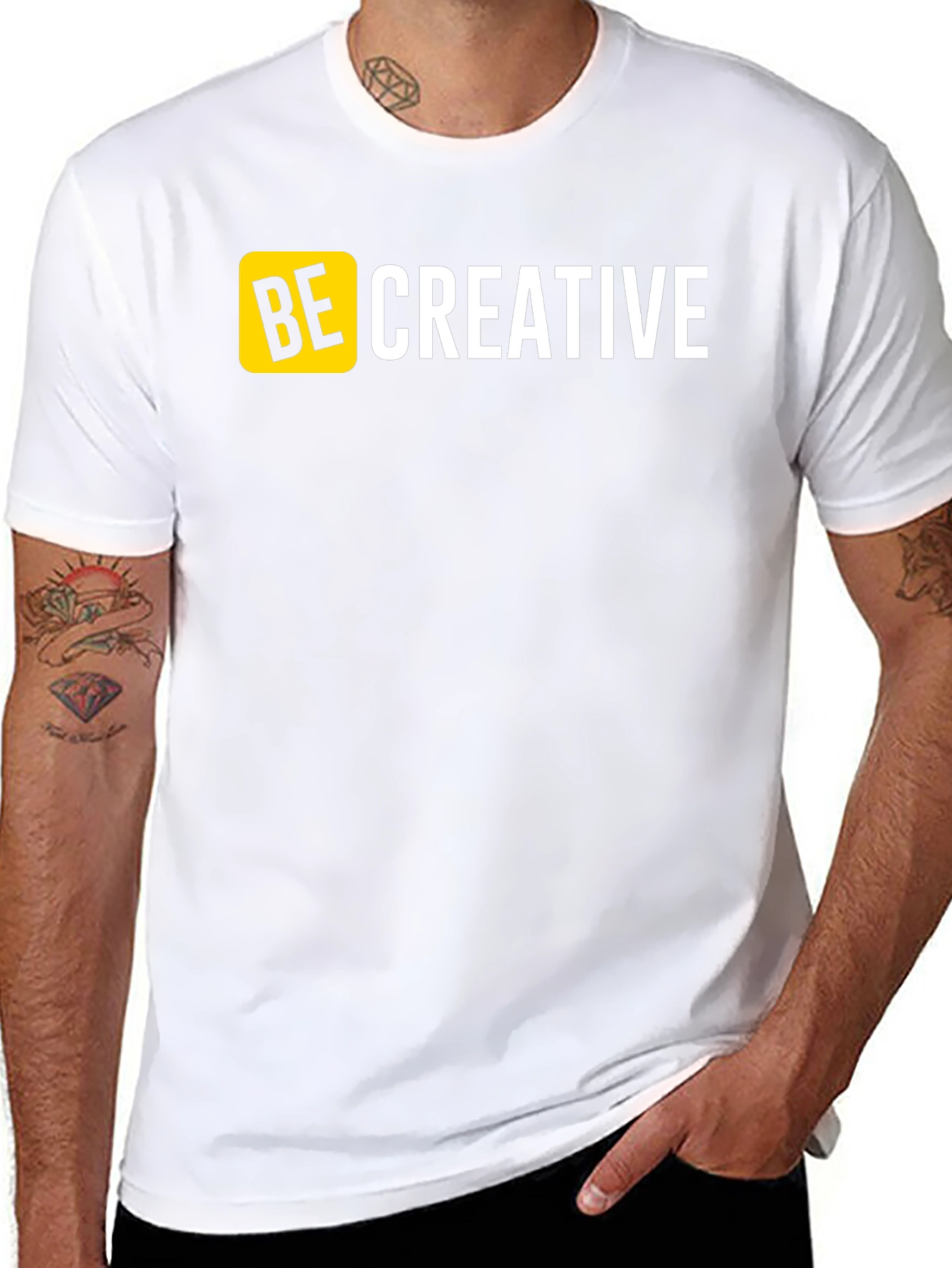 Be Creative Black T-Shirt