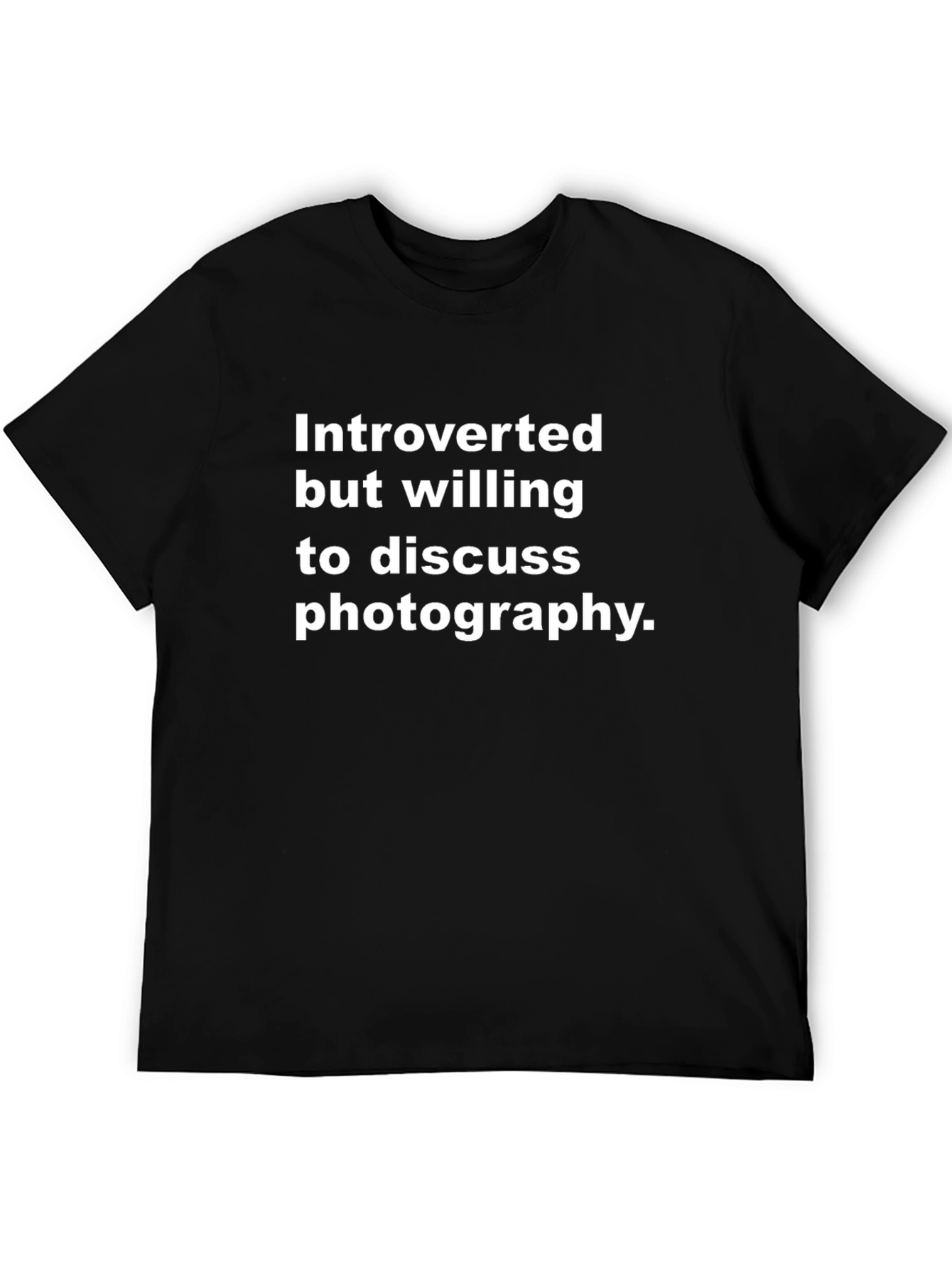 Introverted Photography Enthusiast Tee