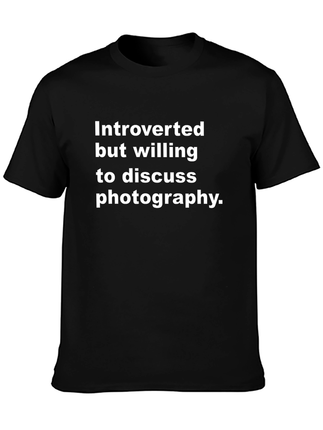 Introverted Photography Enthusiast Tee