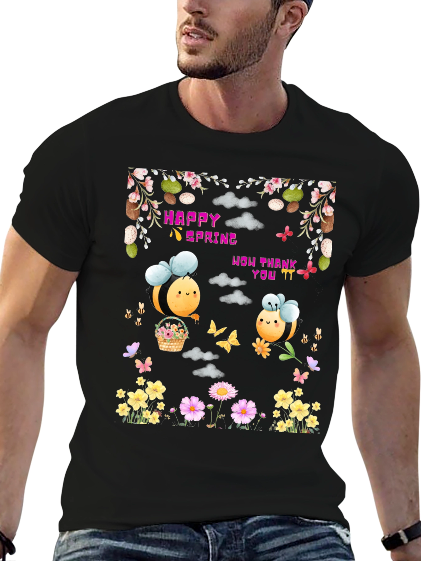 Happy Spring Bee Graphic Tee