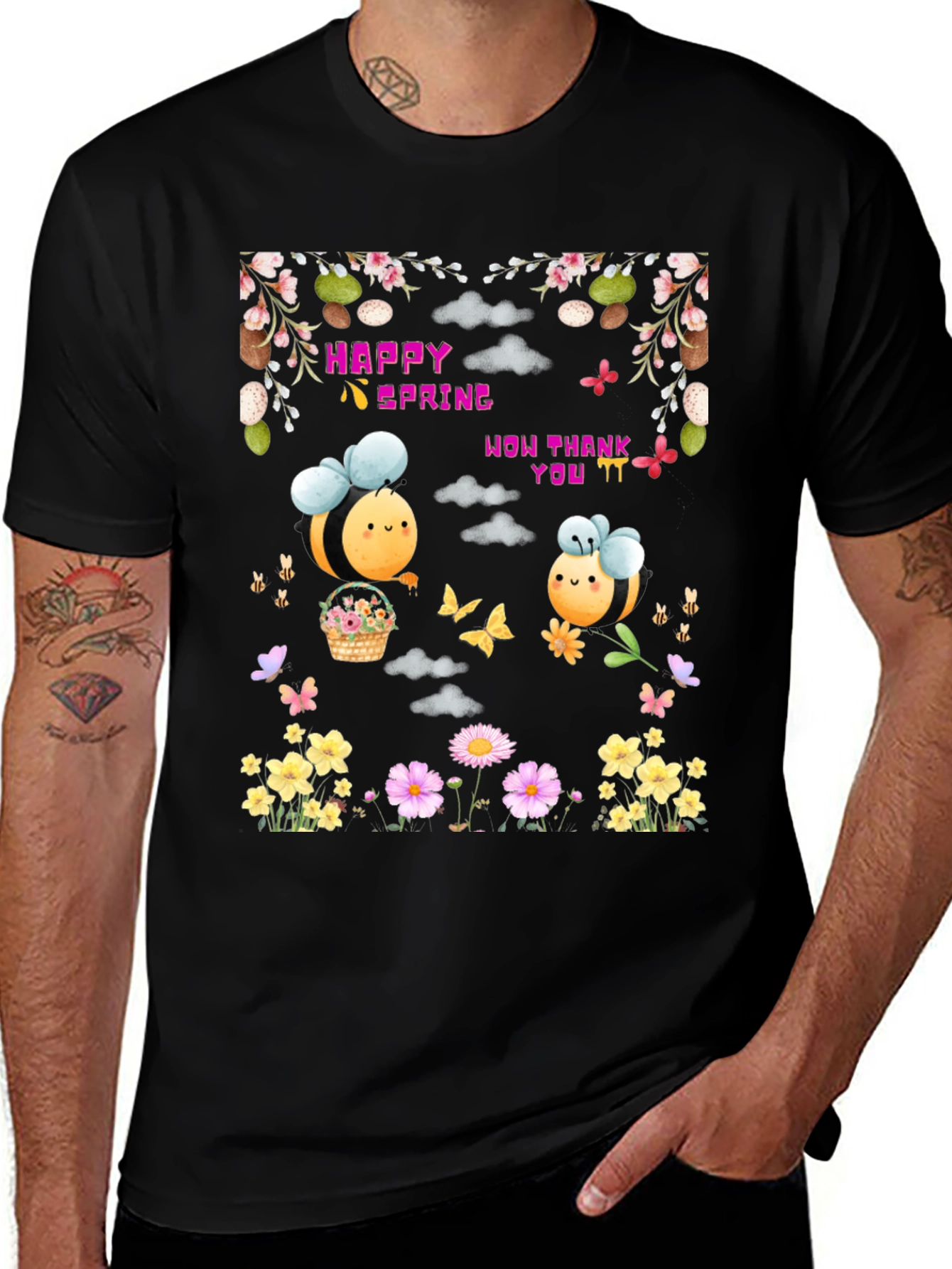 Happy Spring Bee Graphic Tee