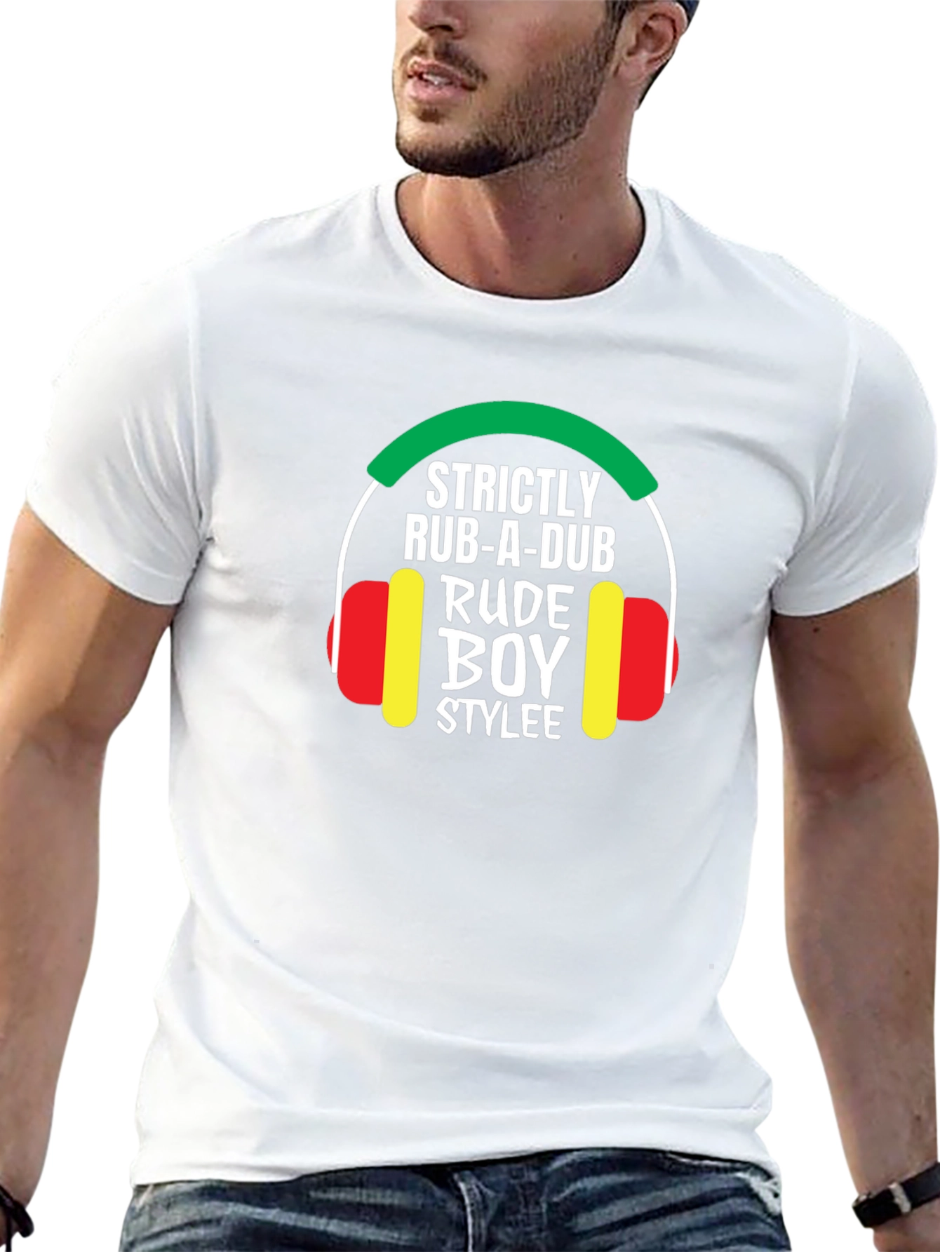 Strictly Rub-A-Dub Rude Boy Stylee Black T-Shirt