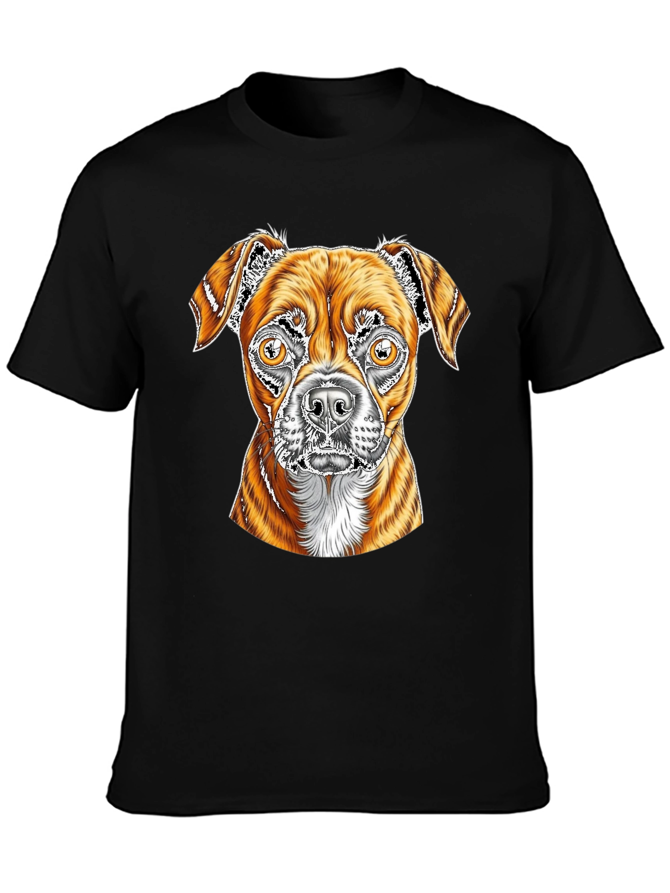 Dog Graphic Black T-Shirt