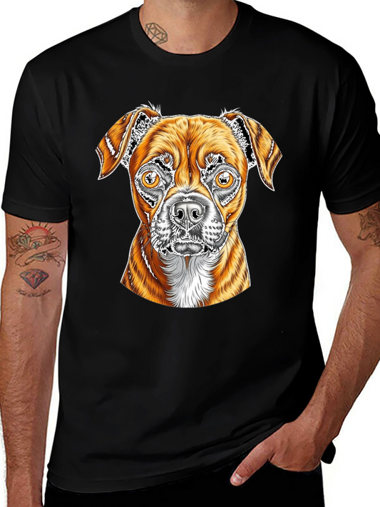 Dog Graphic Black T-Shirt