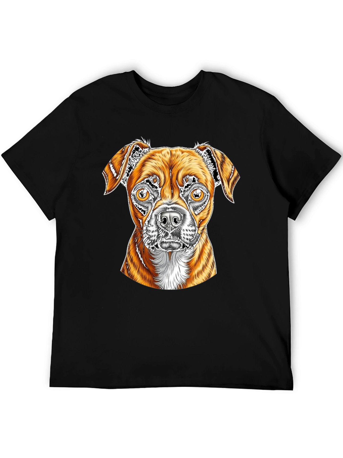Dog Graphic Black T-Shirt