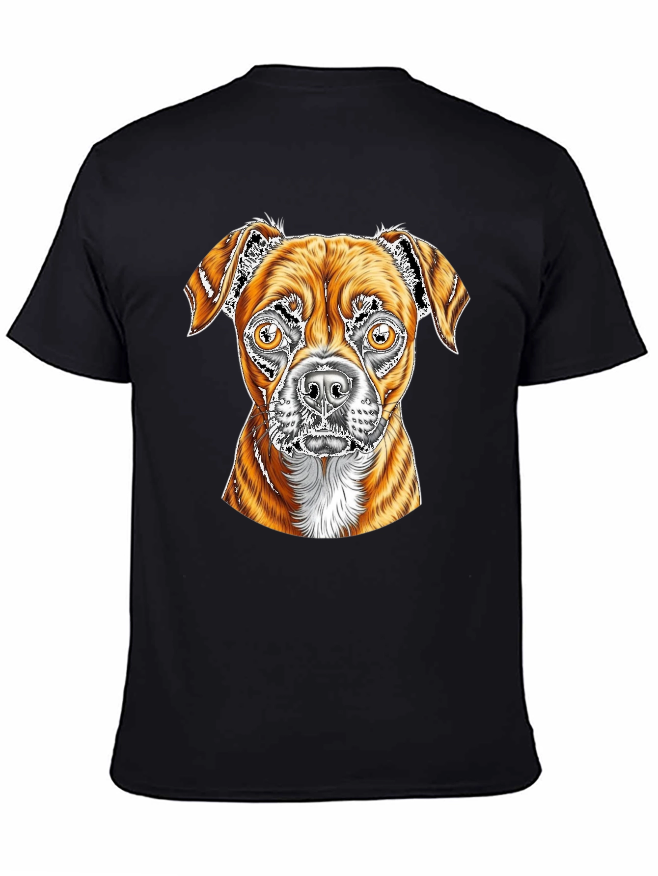Dog Graphic Black T-Shirt