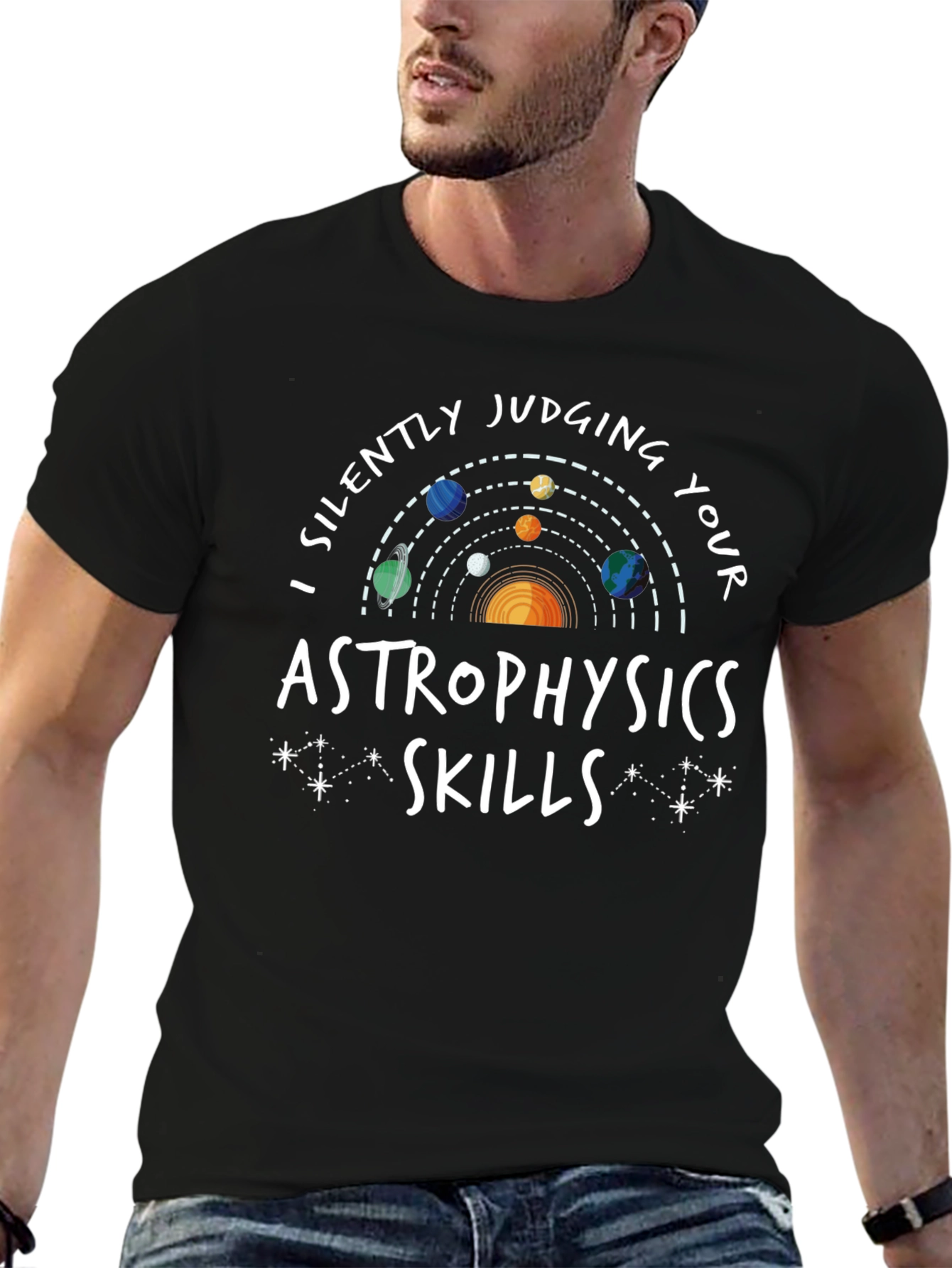 I Silently Judging Astrophysics Skills T-Shirt