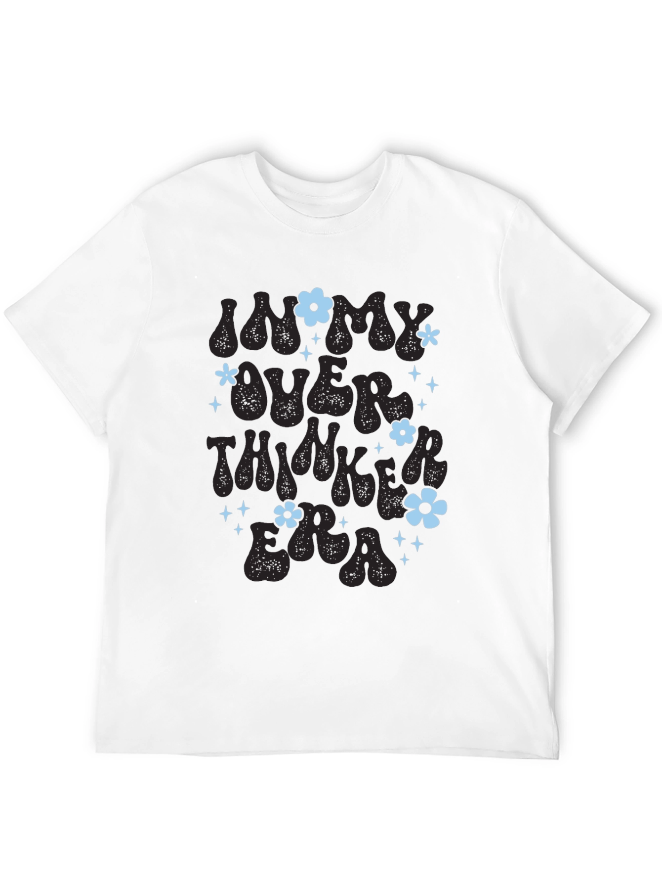 Overthinker Era Black T-Shirt