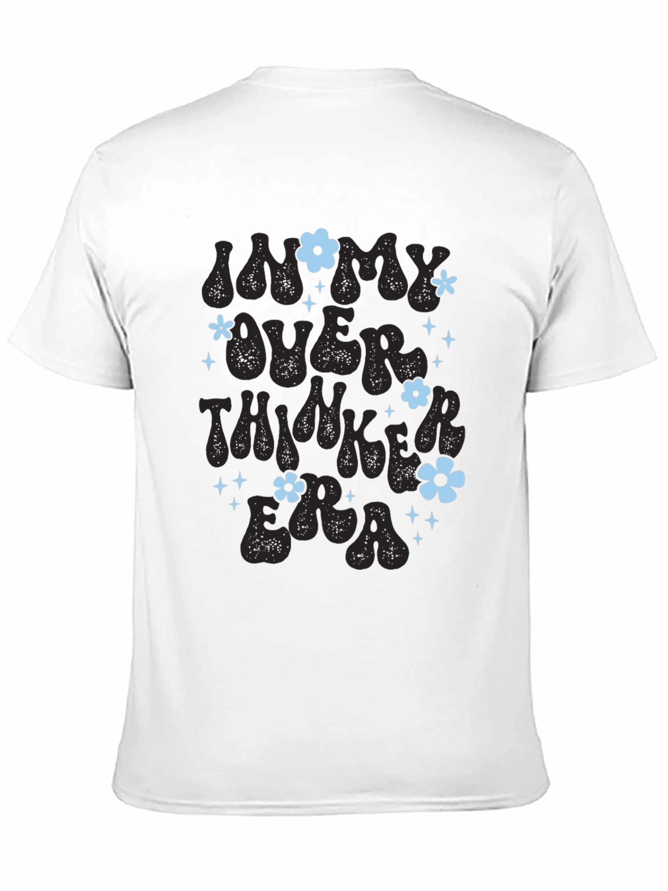 Overthinker Era Black T-Shirt
