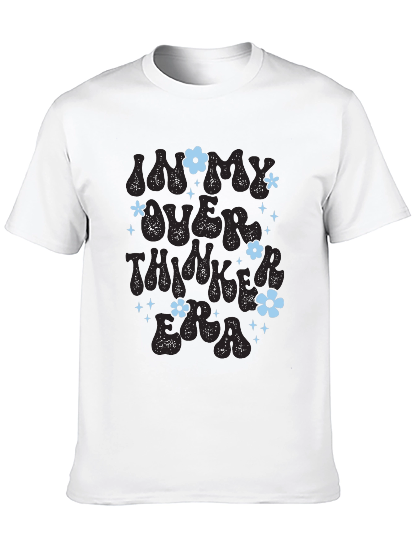 Overthinker Era Black T-Shirt