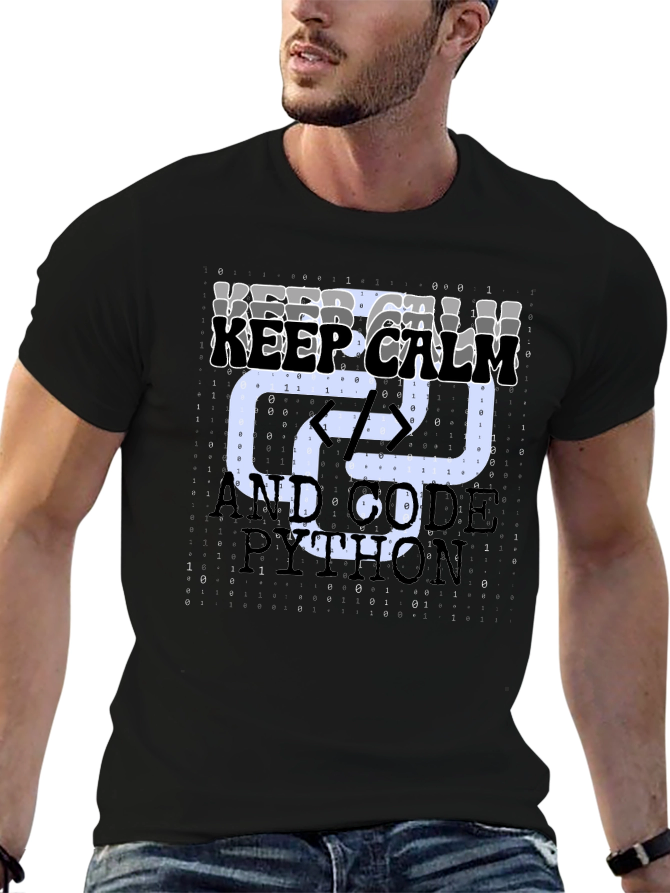 Keep Calm and Code Python T-Shirt
