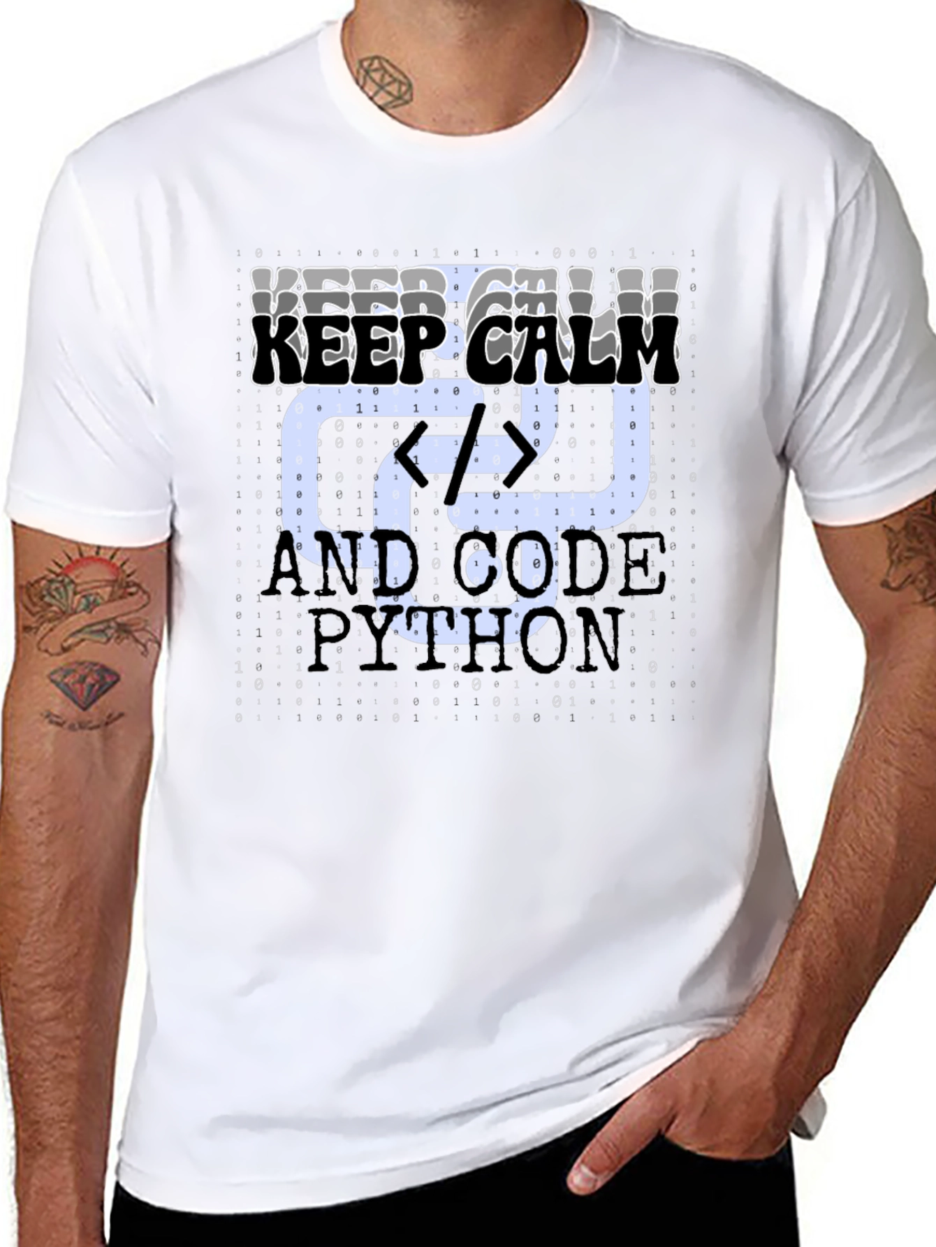 Keep Calm and Code Python T-Shirt