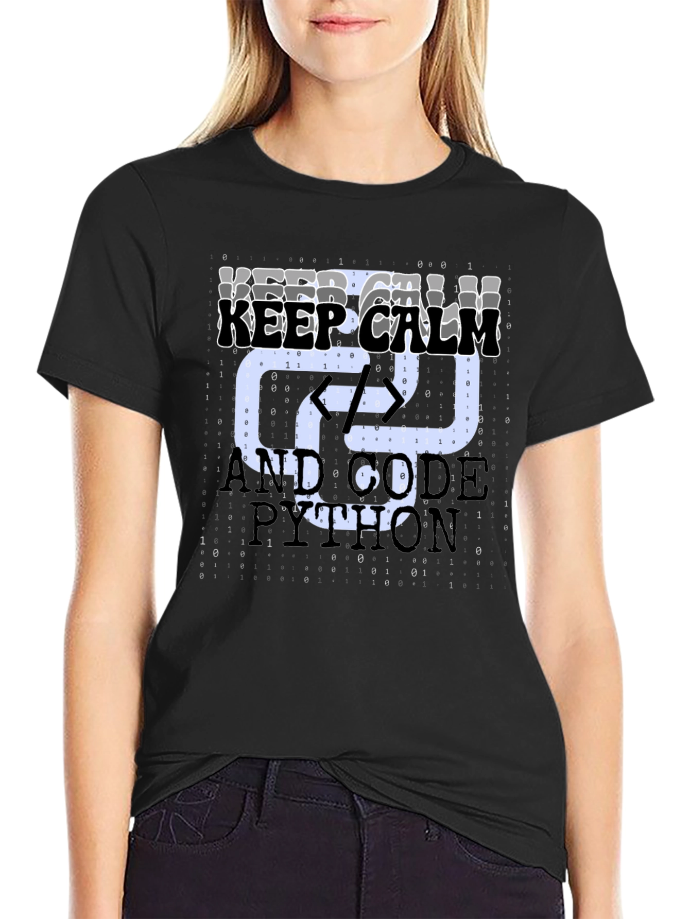 Keep Calm and Code Python T-Shirt