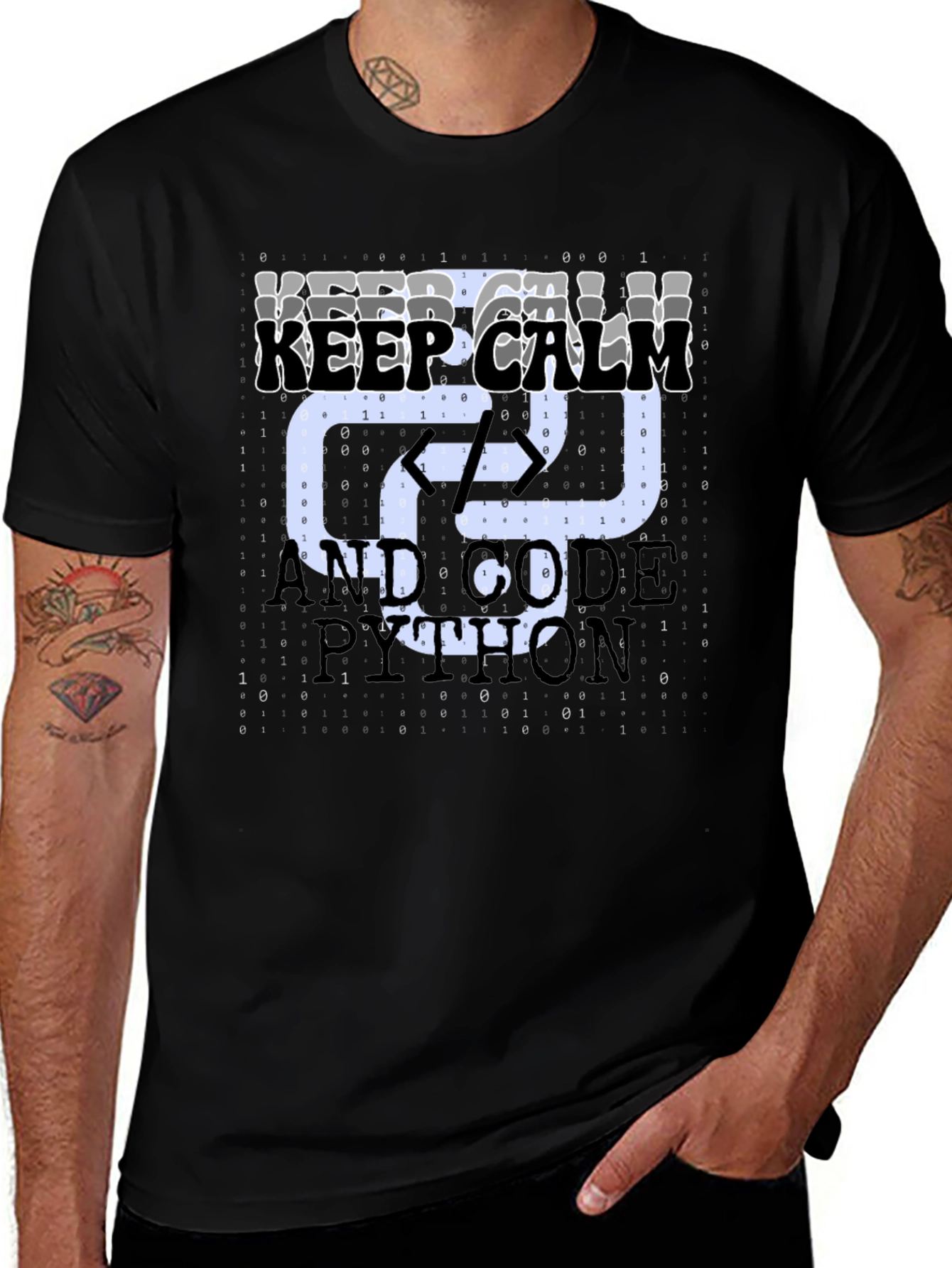 Keep Calm and Code Python T-Shirt