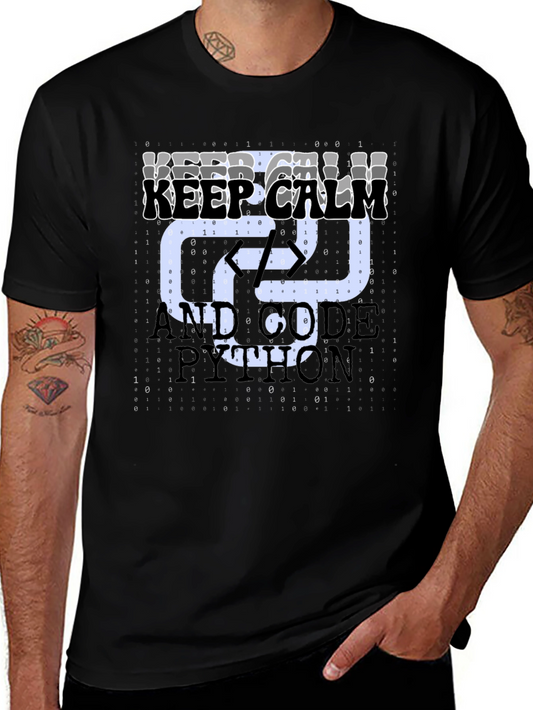 Keep Calm and Code Python T-Shirt