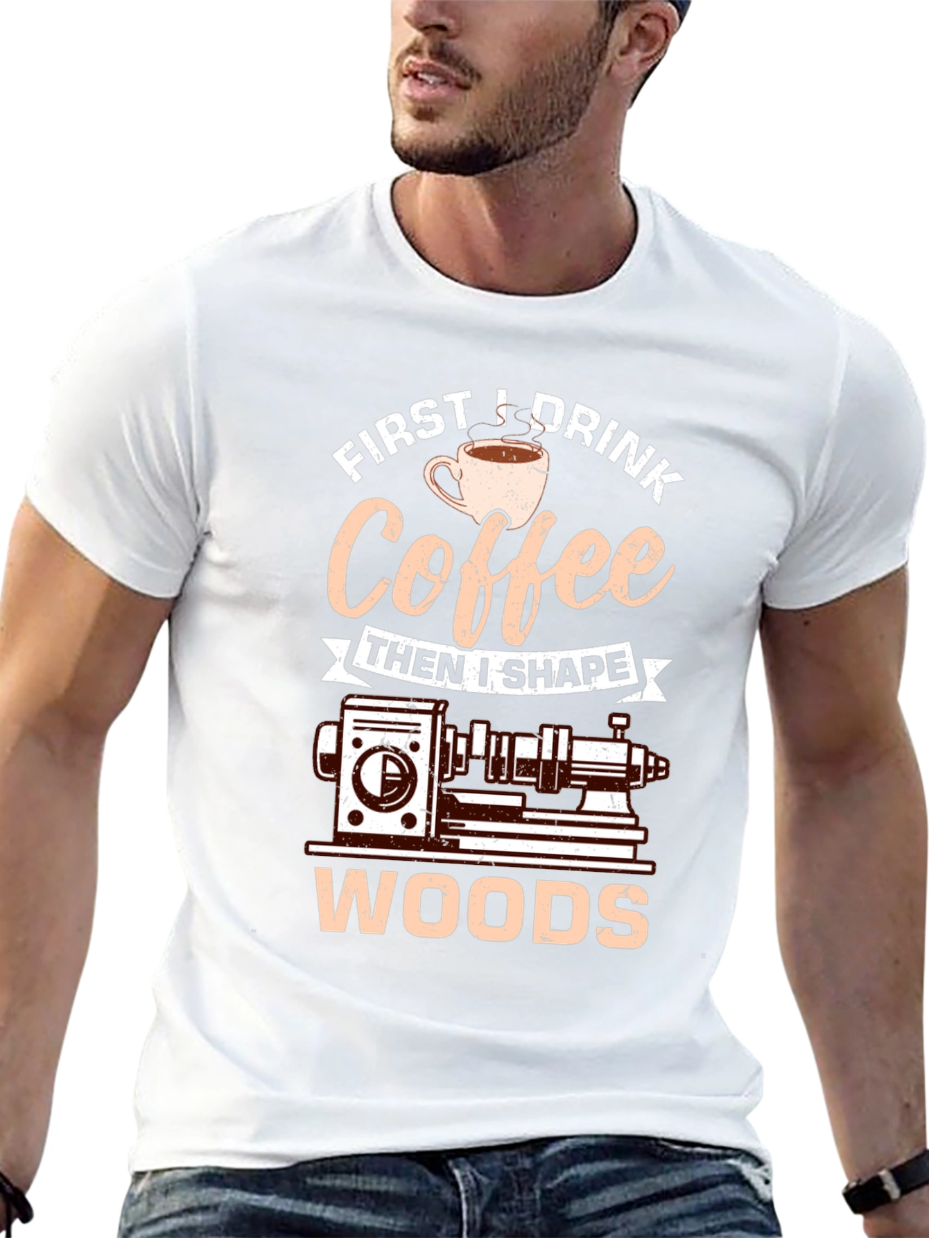 Coffee Then Woods Graphic Tee