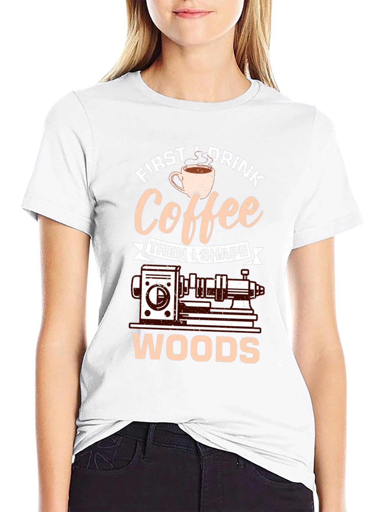 Coffee Then Woods Graphic Tee