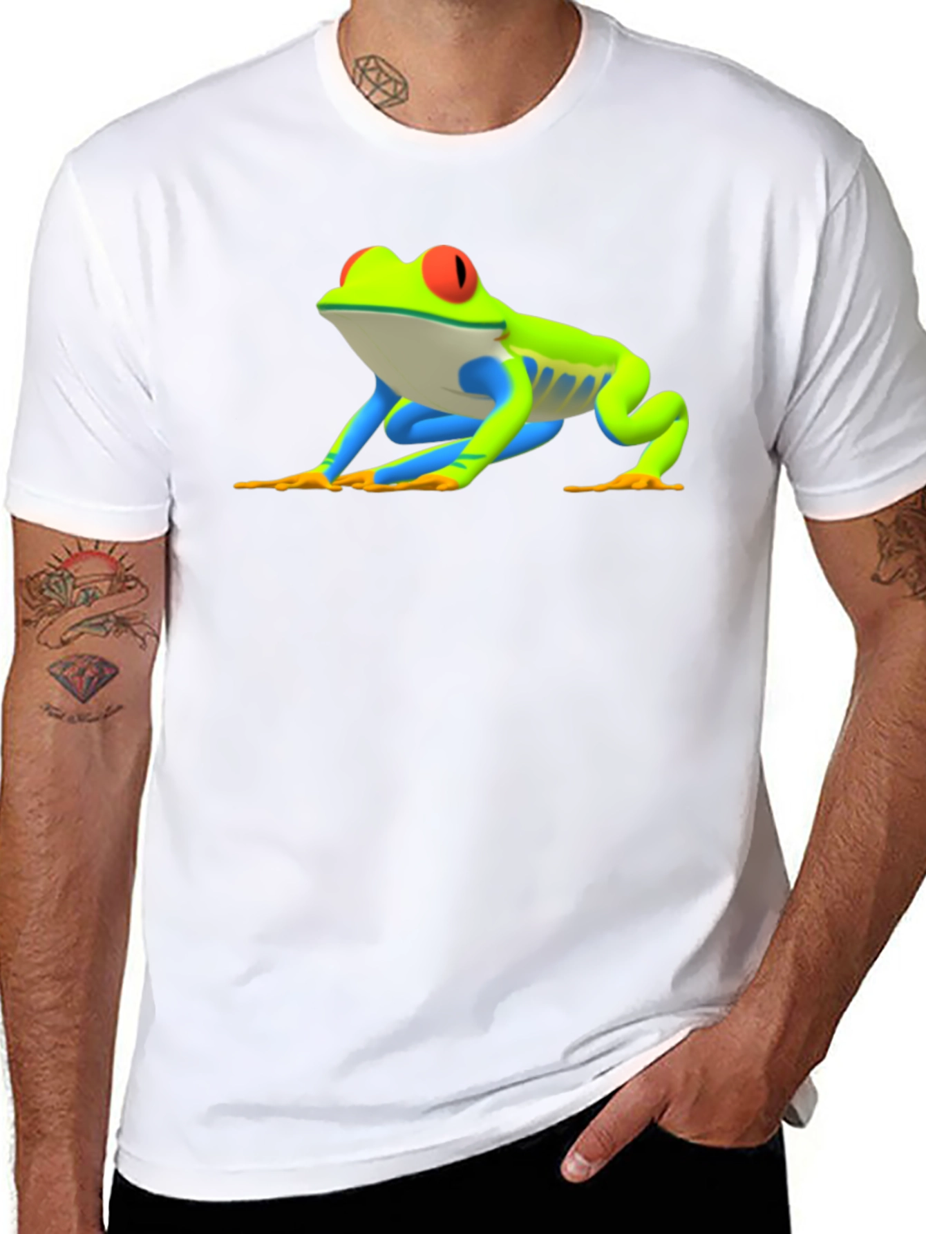 Frog Graphic Tee - Black
